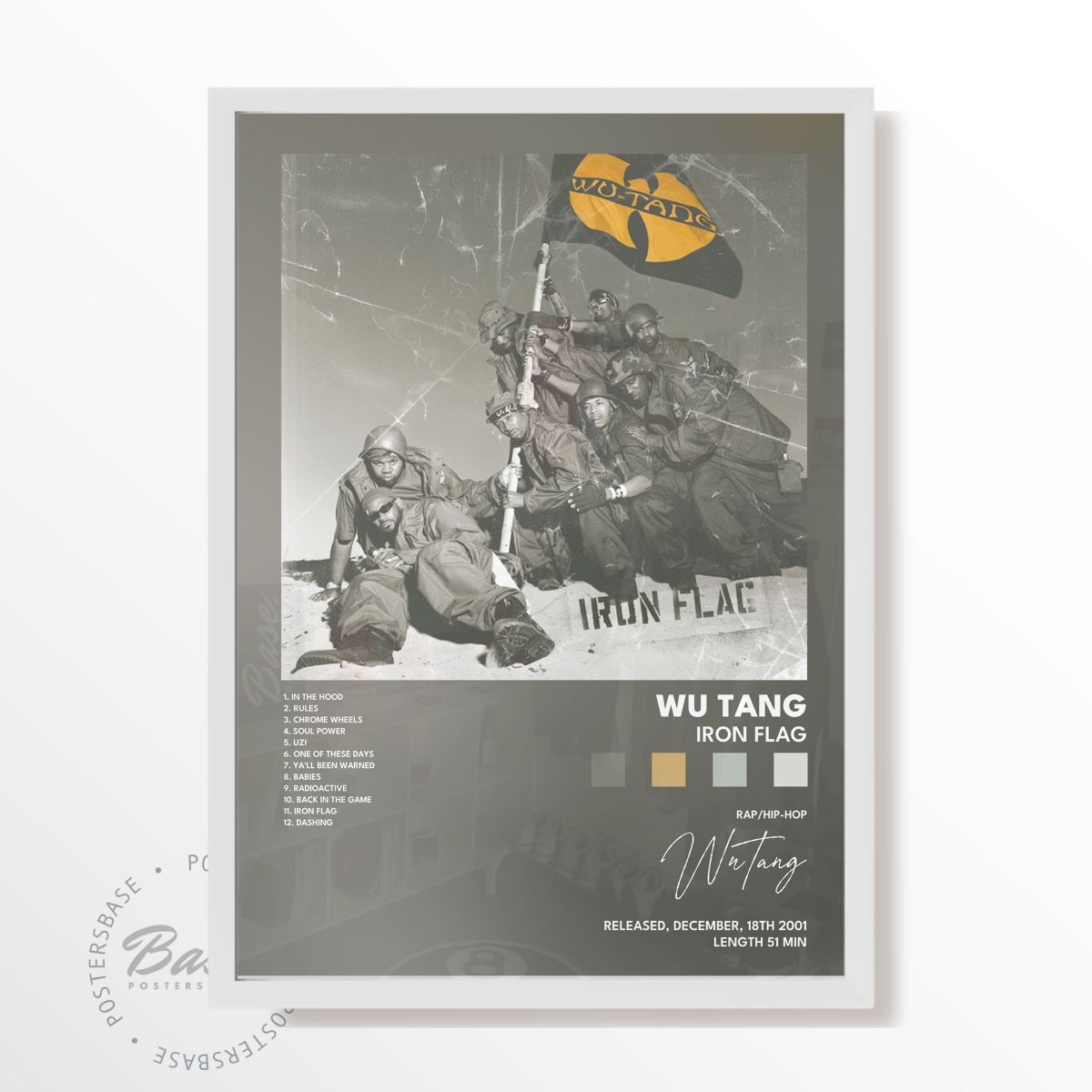 wu tang Iron Flag poster