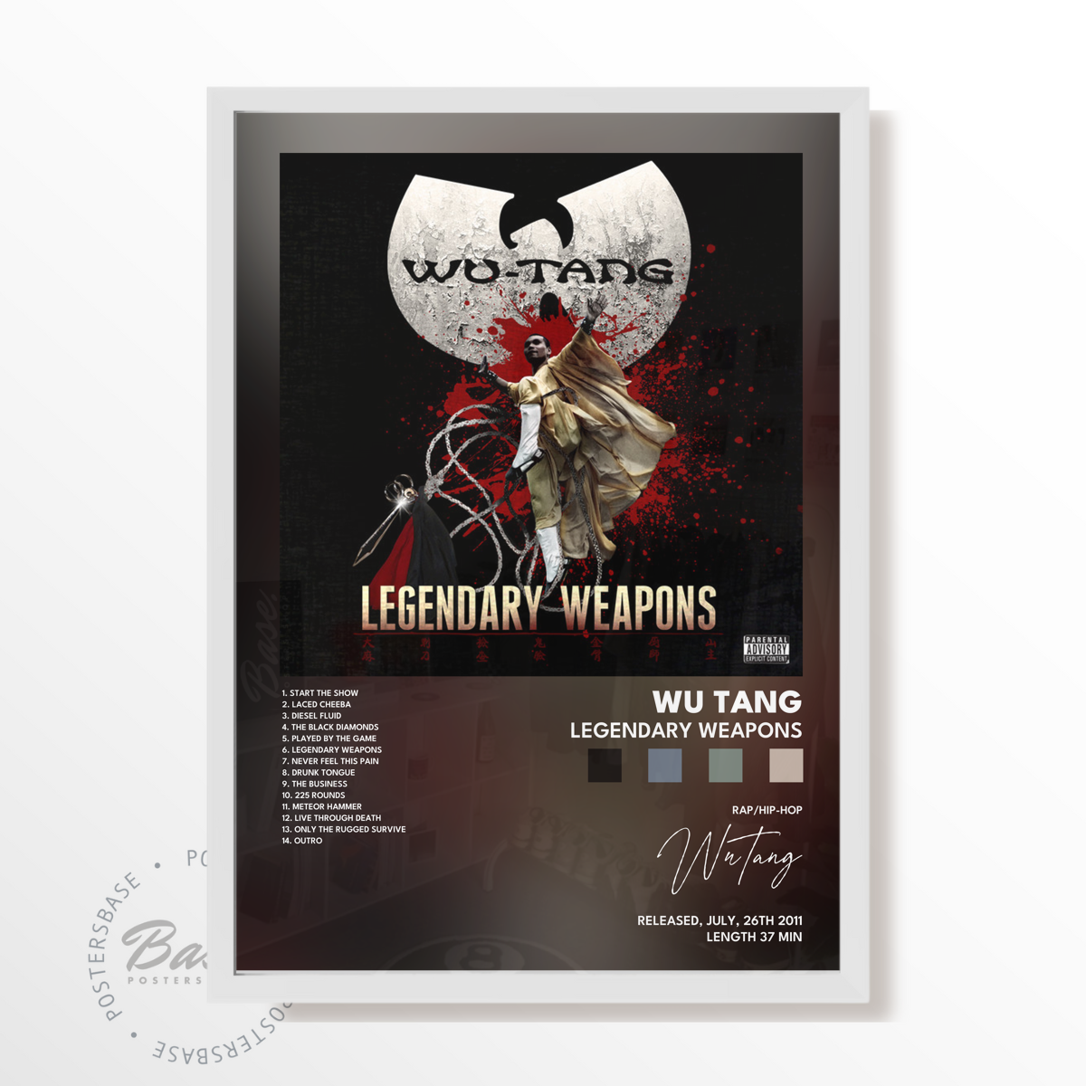 wu tang Legendary Weapons poster