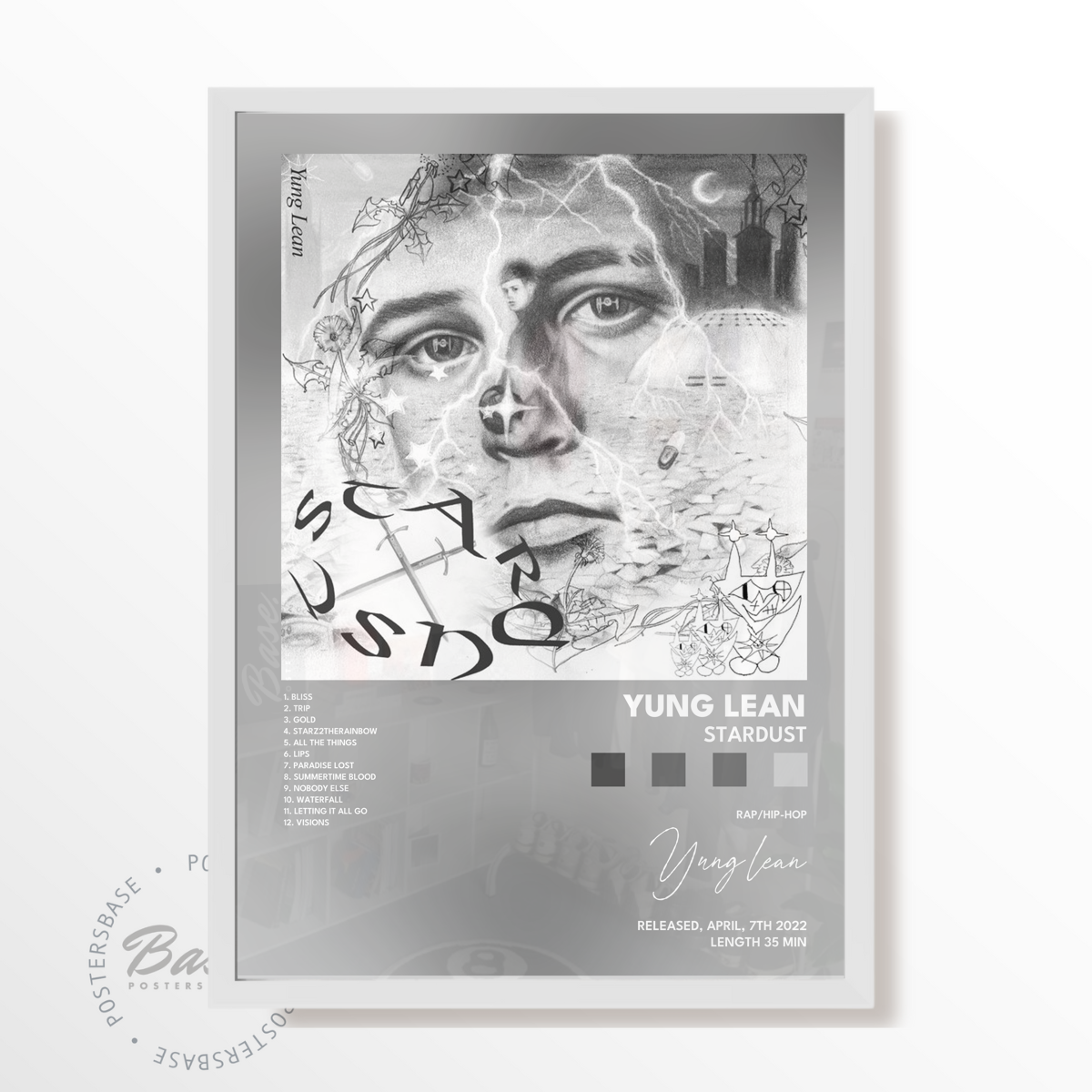 yung lean Stardust poster