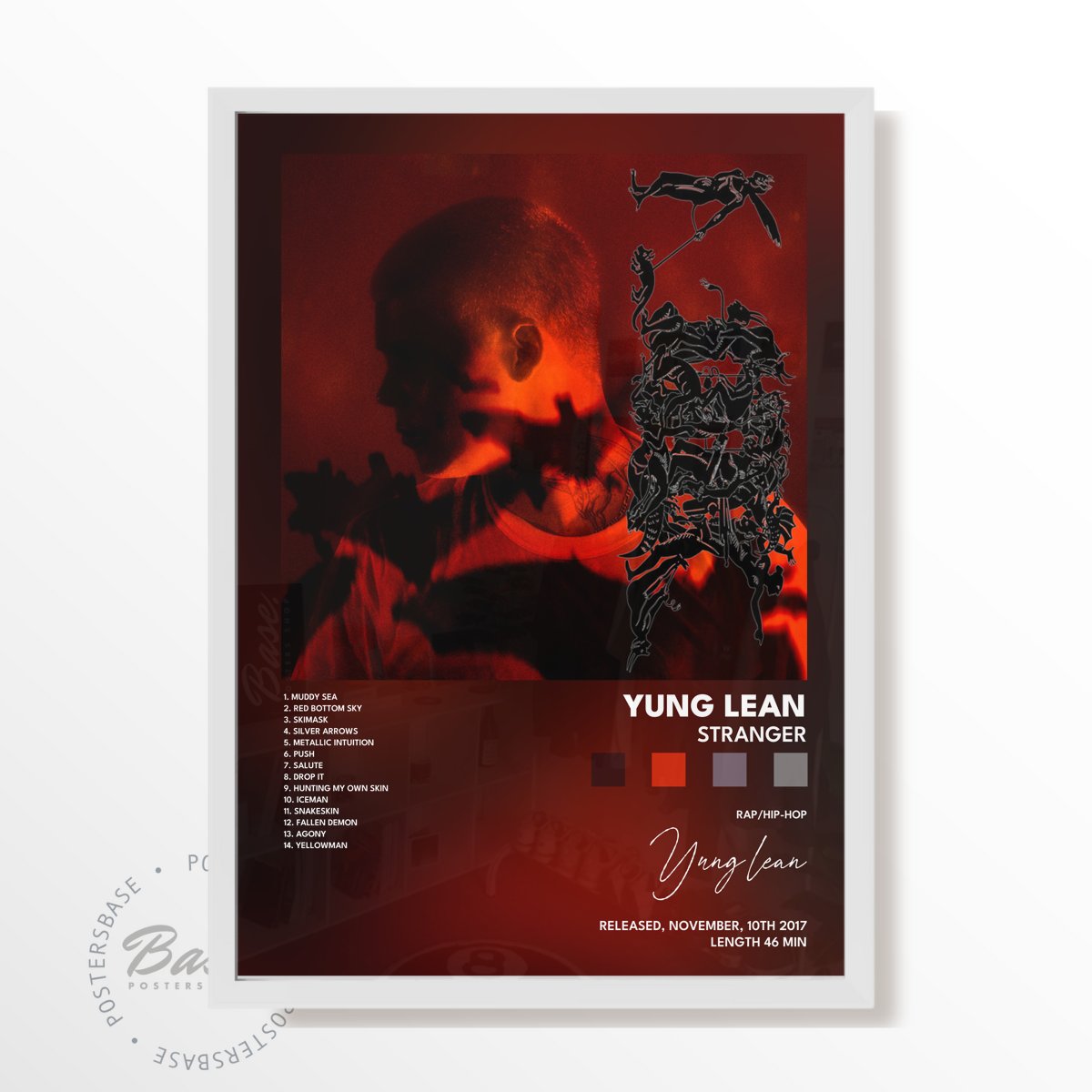 yung lean Stranger poster