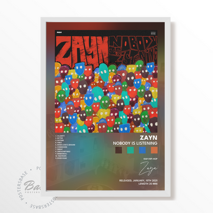 zayn Nobody Is Listening poster