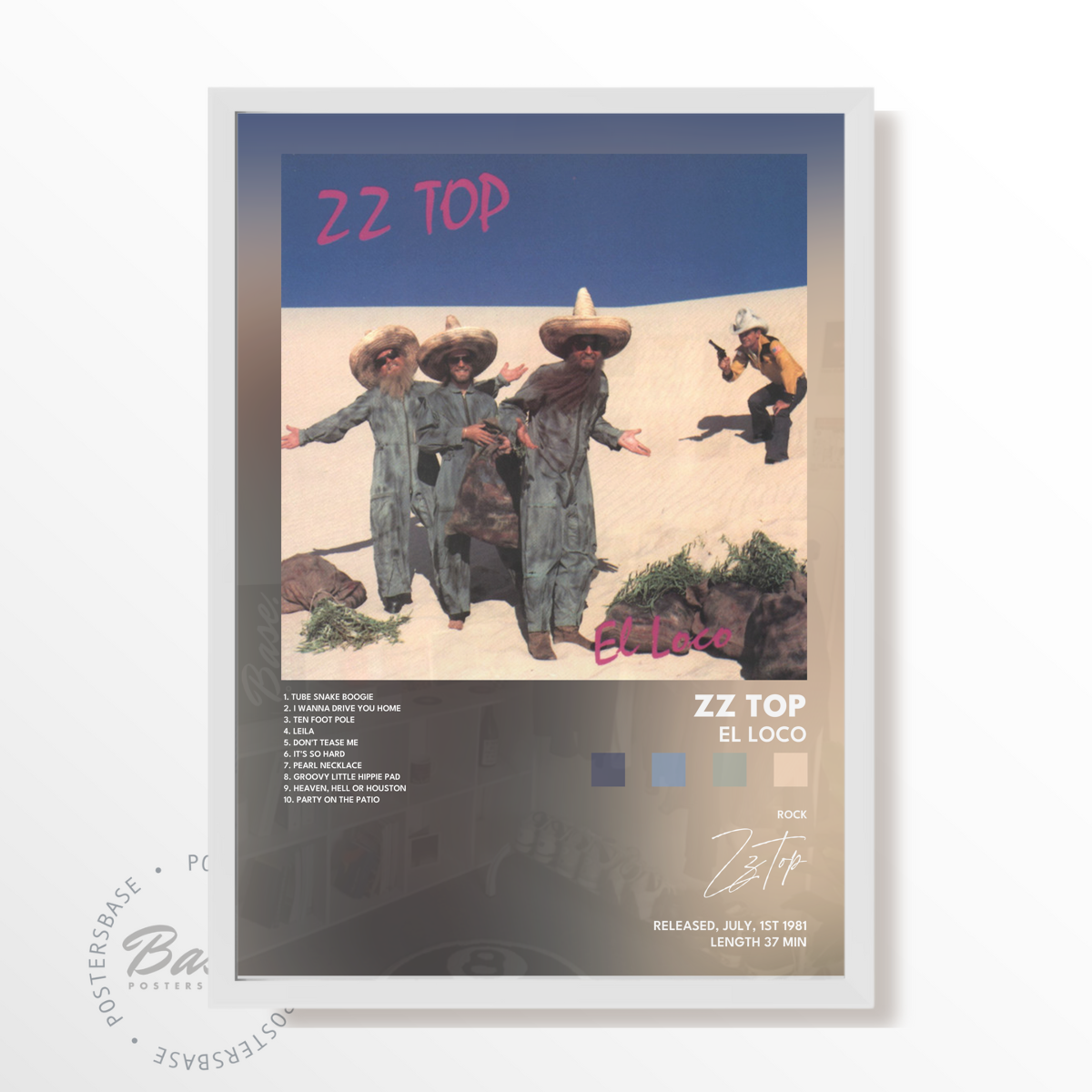 zz top El Loco poster