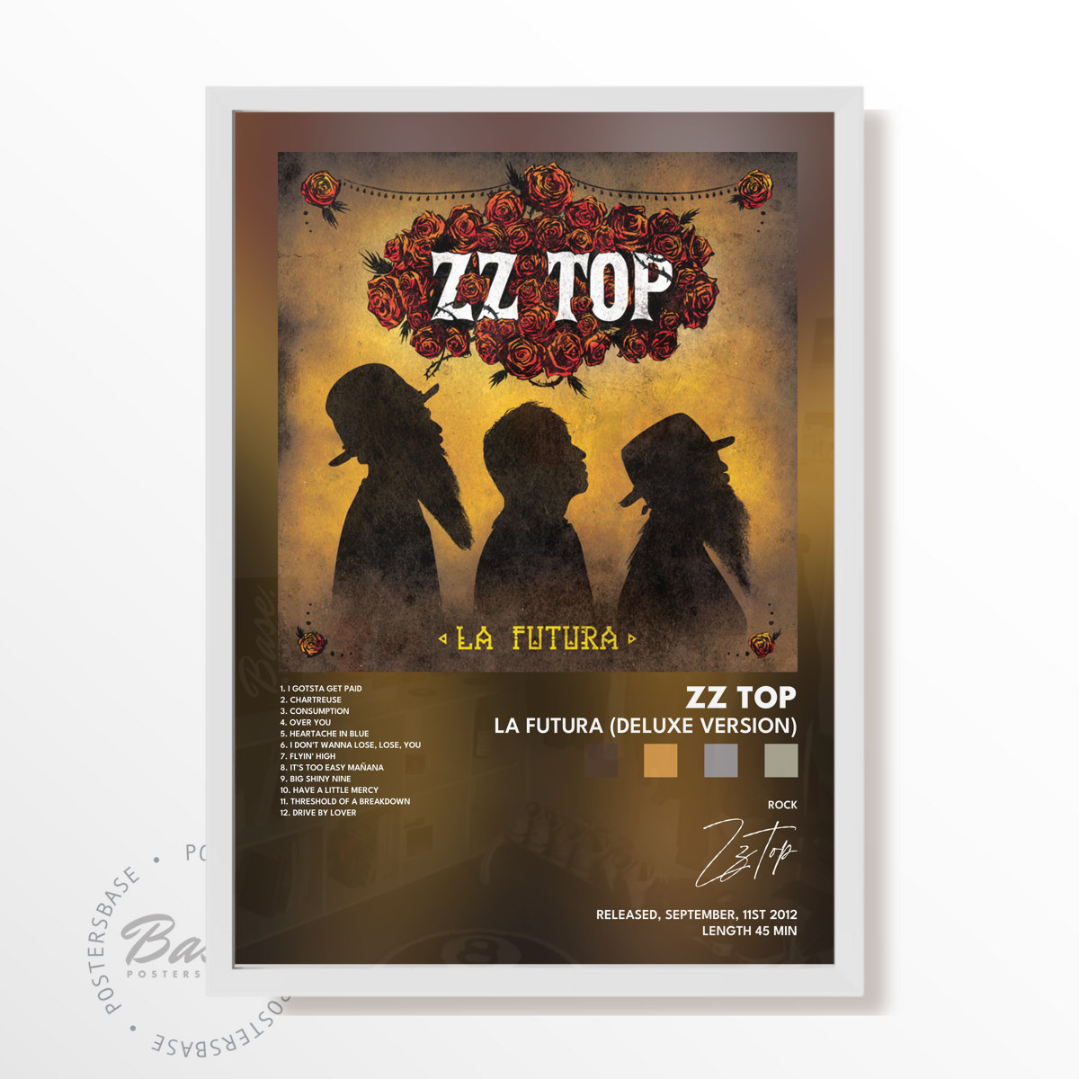 zz top La Futura Deluxe Version poster