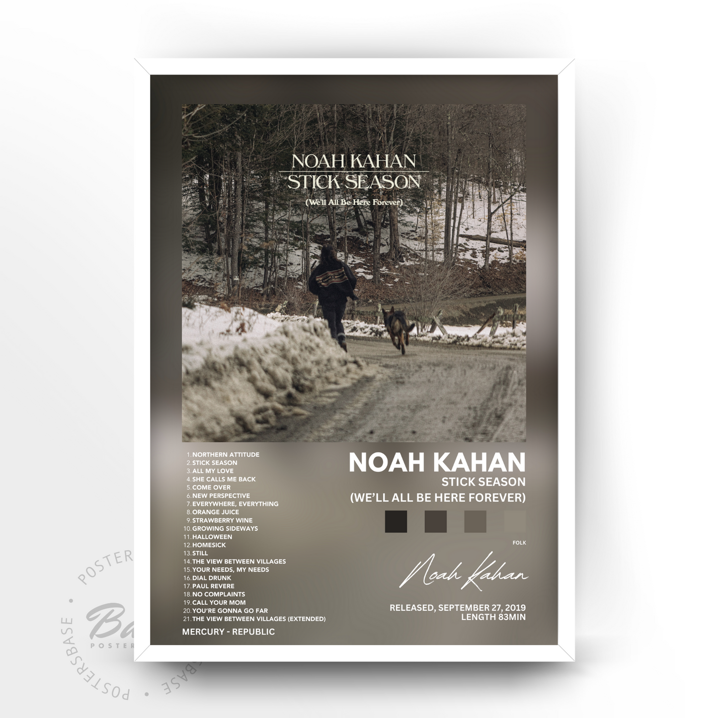 Noah Kahan 'Stick Season (we'll all be here forever)'