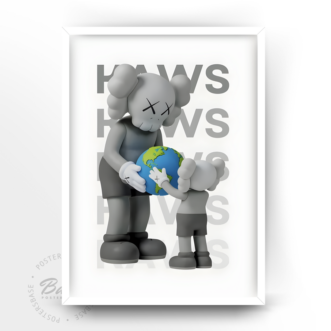 Kaws Together Vinyl Figure Poster hotsell