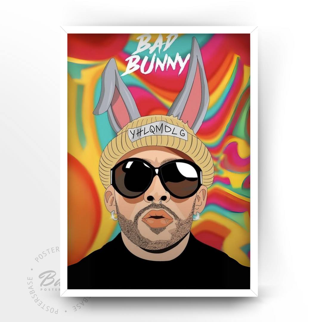 Posters Bad Bunny Color - Only €11.95 – Posters Base