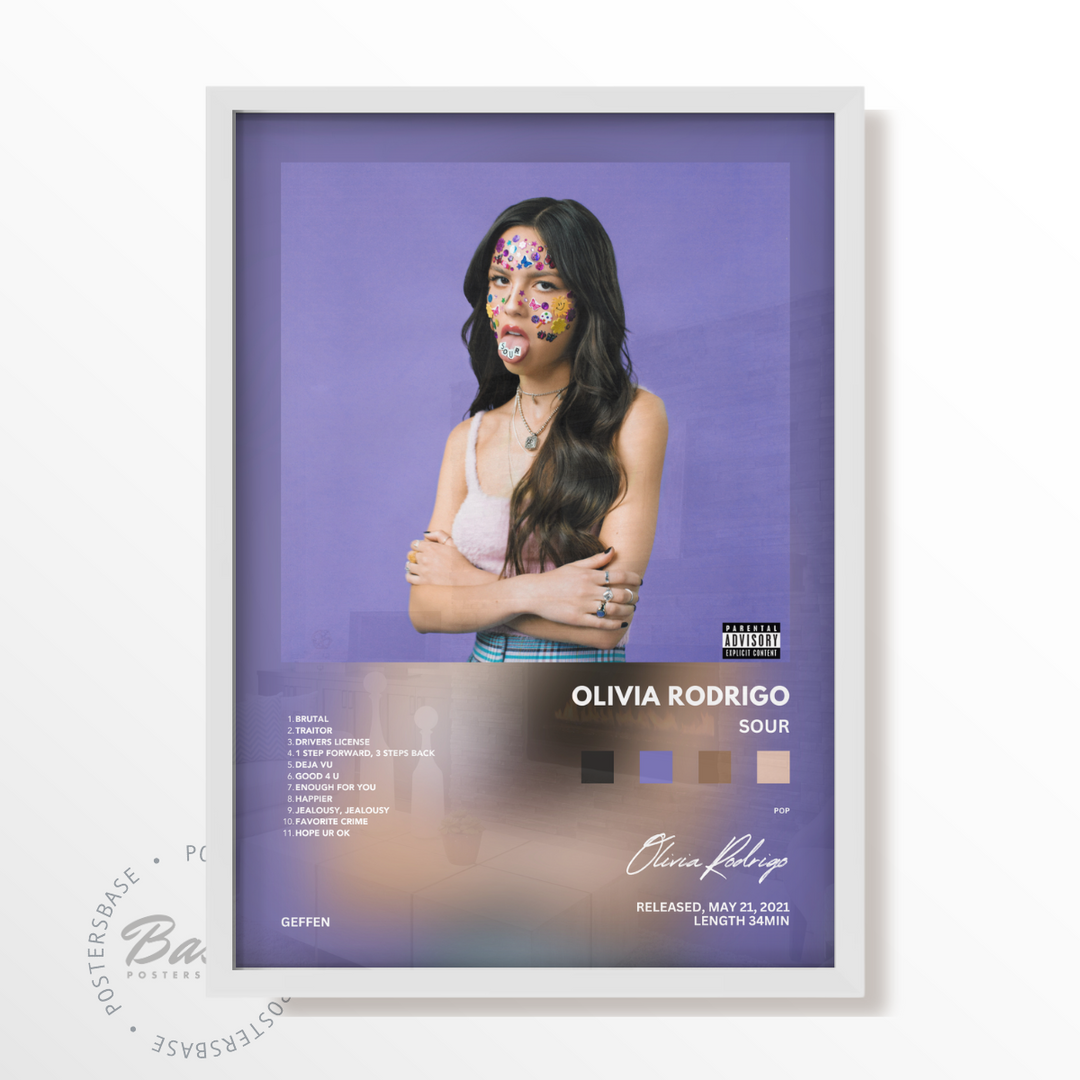 Posters Olivia Rodrigo 'Sour'｜Only €11.95 – Posters Base