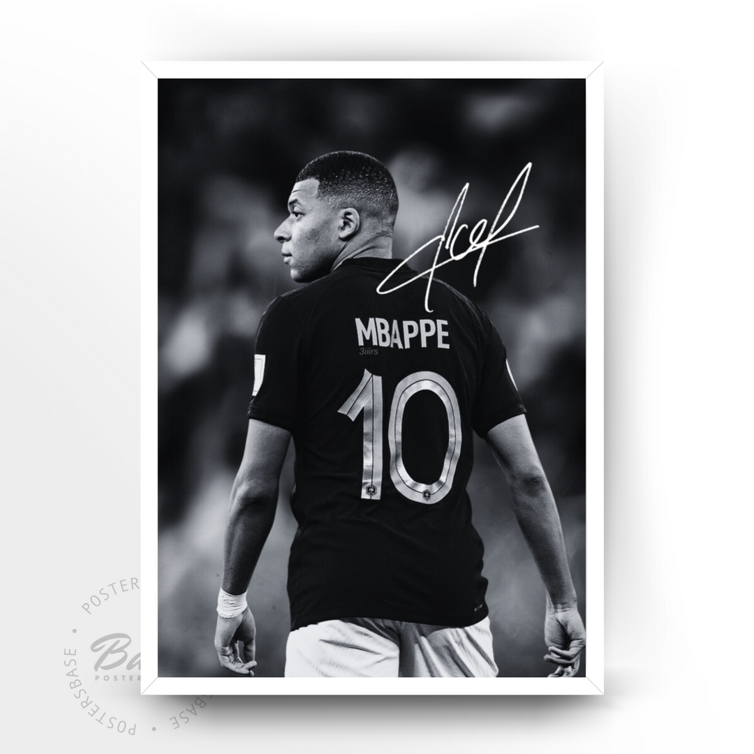 Posters Football Kylian Mbappé Sign - Only €11.95 – Posters Base Posters Football Kylian Mbappé Sign - Only €11.95 – Posters Base