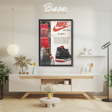 NIKE 'AIR JORDAN IV' Poster – from 7.95€ | Free Shipping – Posters