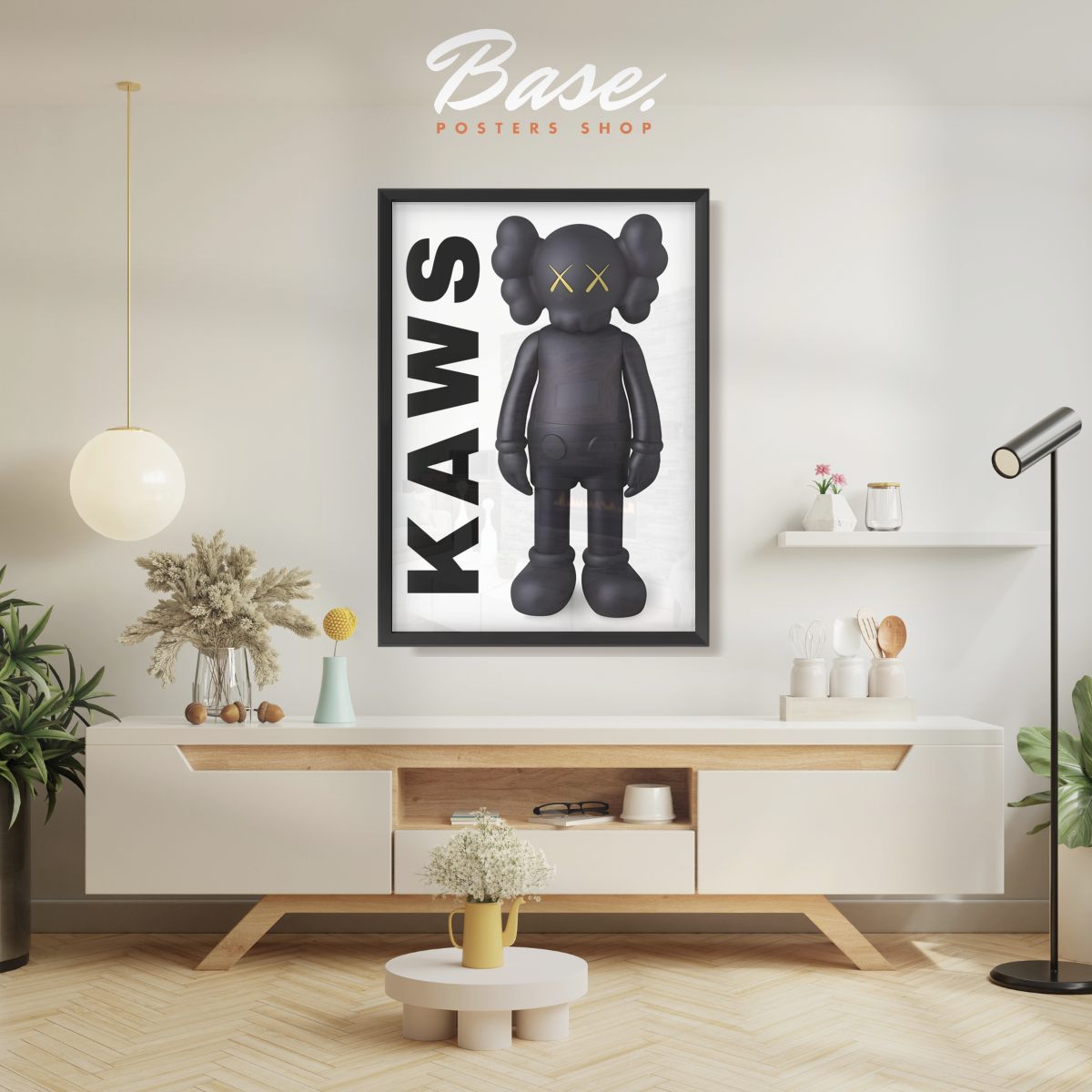 ONLY BLACK KAWS