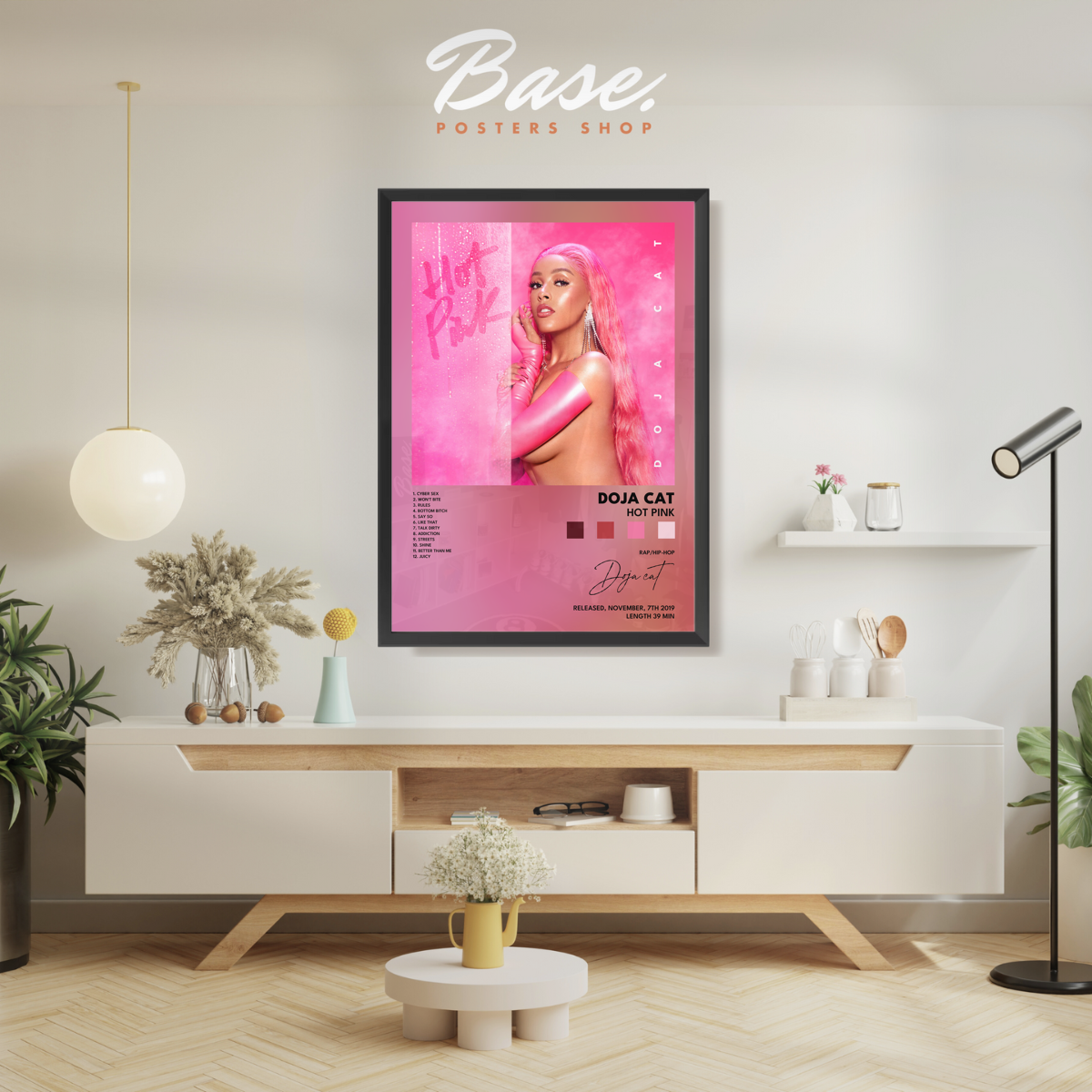 doja cat Hot Pink poster