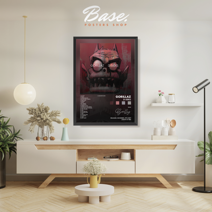 gorillaz D Sides poster