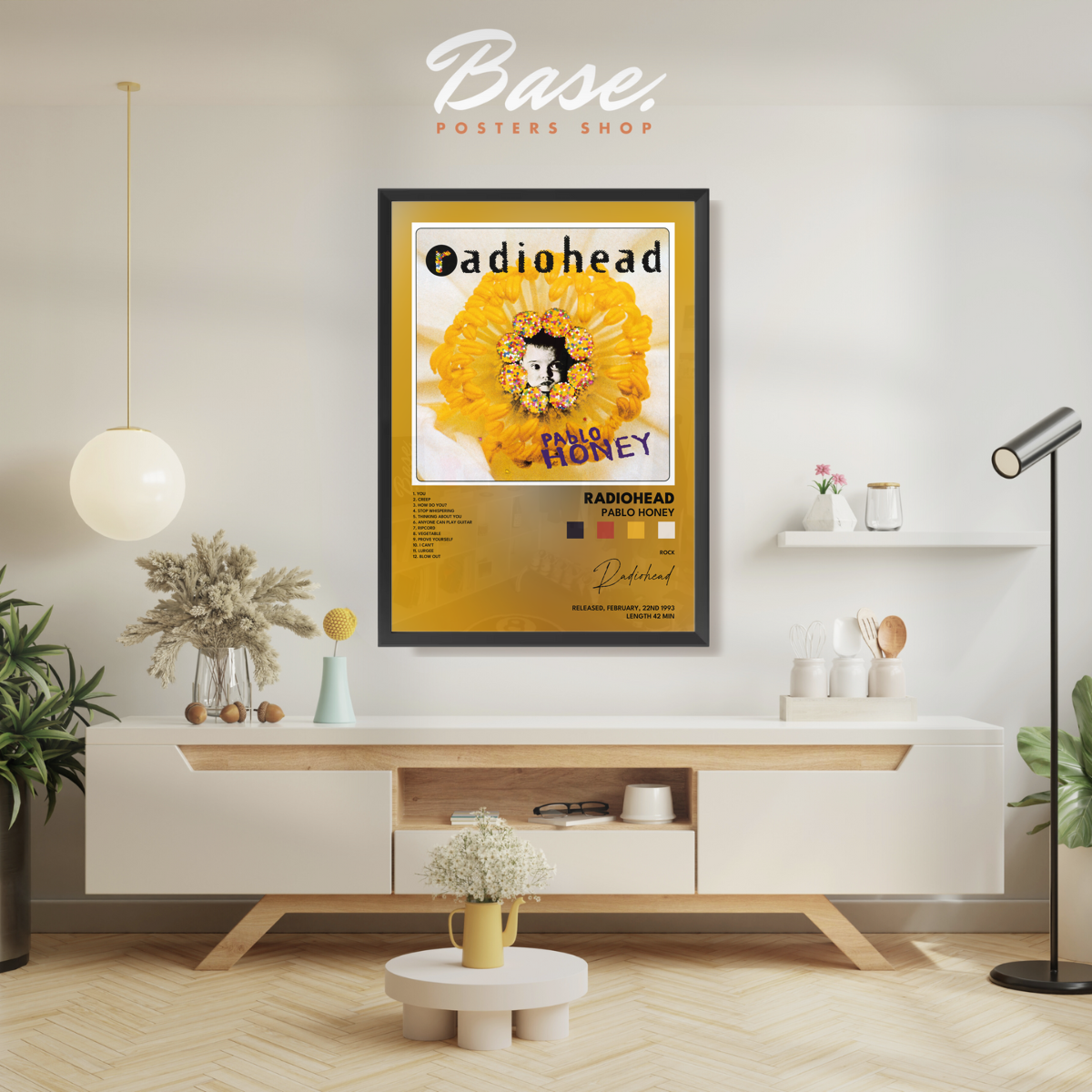 radiohead Pablo Honey poster