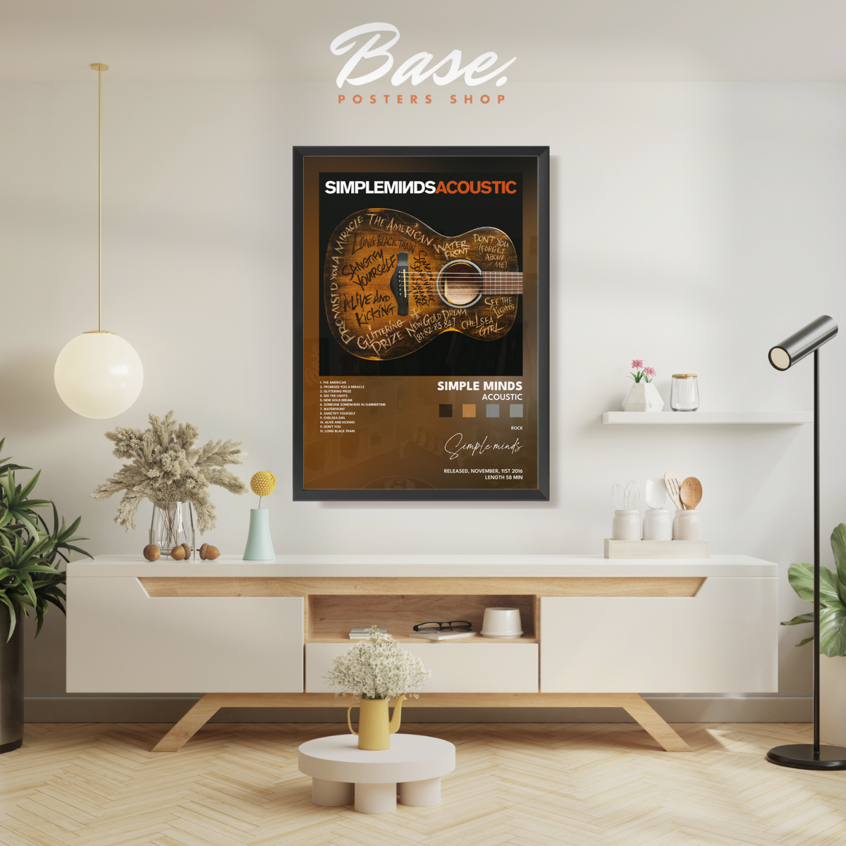 simple minds Acoustic poster