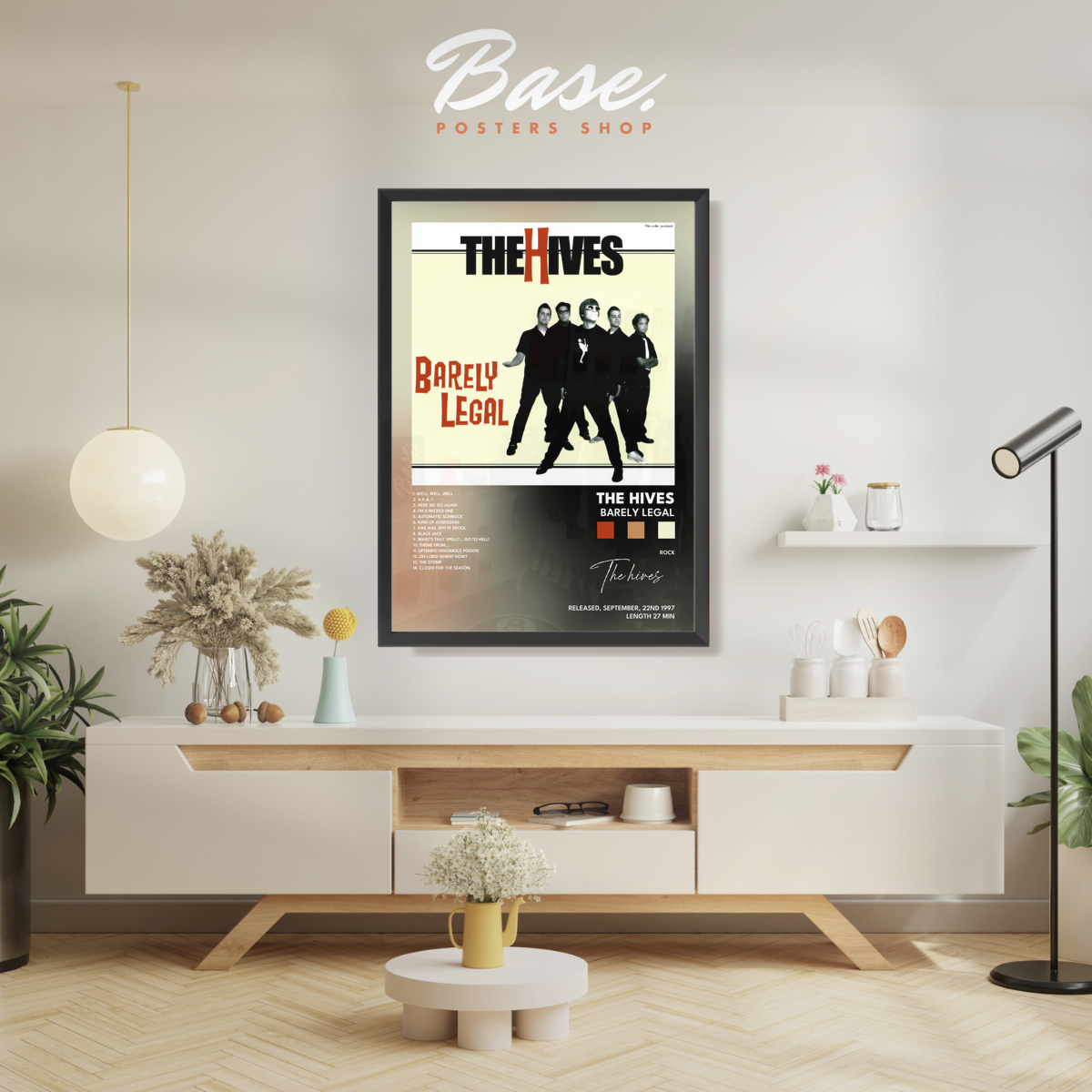 the hives Barely Legal poster