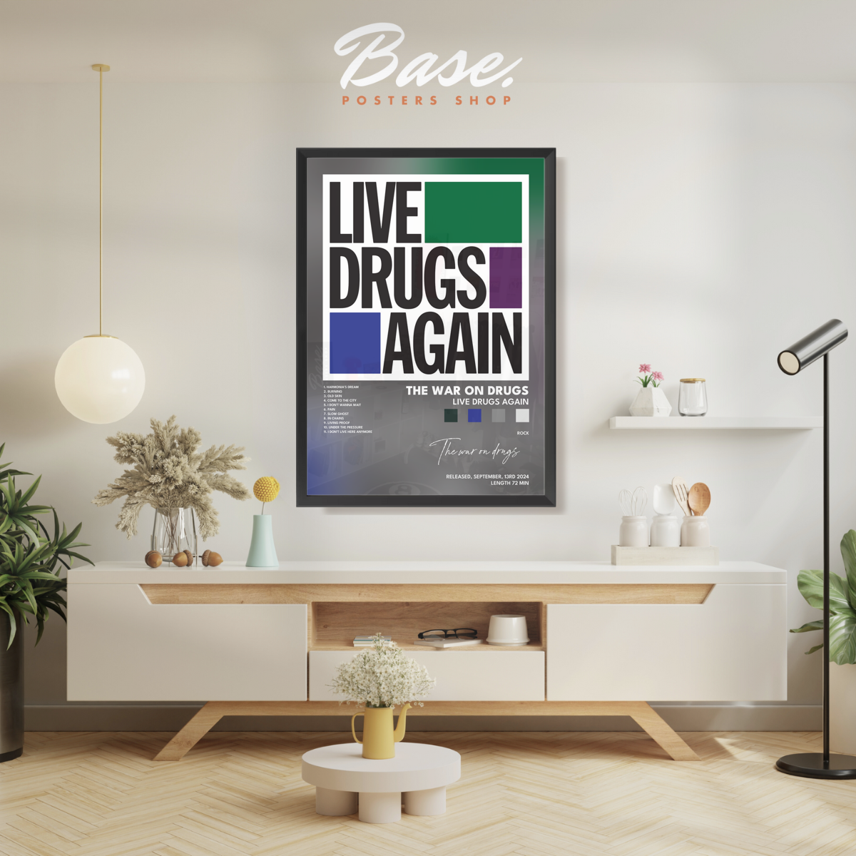 the war on drugs Live Drugs Again poster