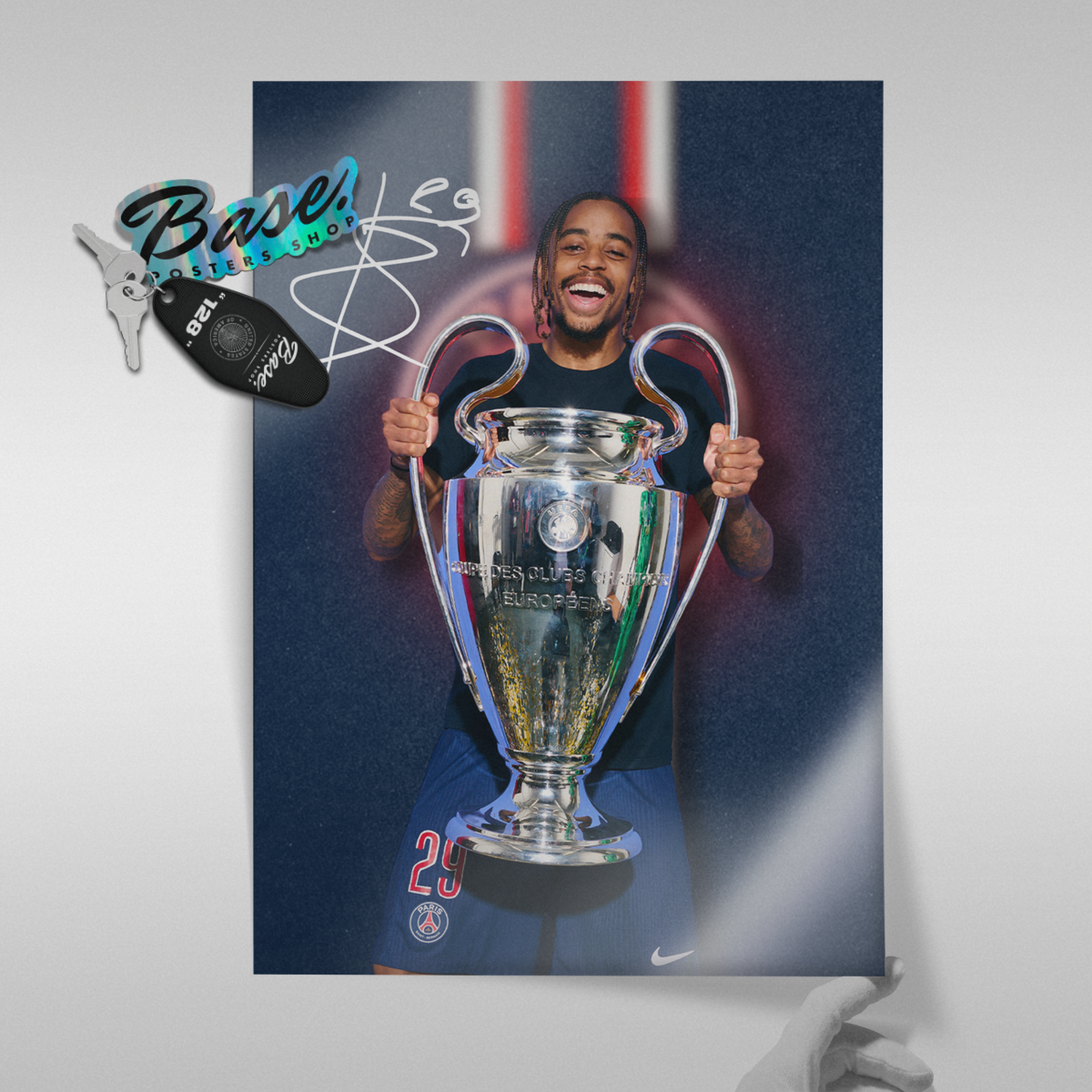 Barcola Champions League Trophy