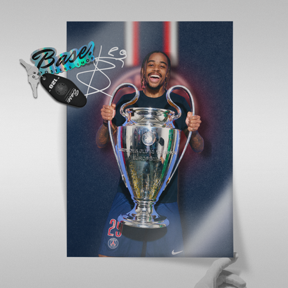 Barcola Champions League Trophy