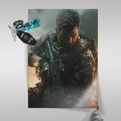 Call Of Duty – Tactical Soldier In Flames