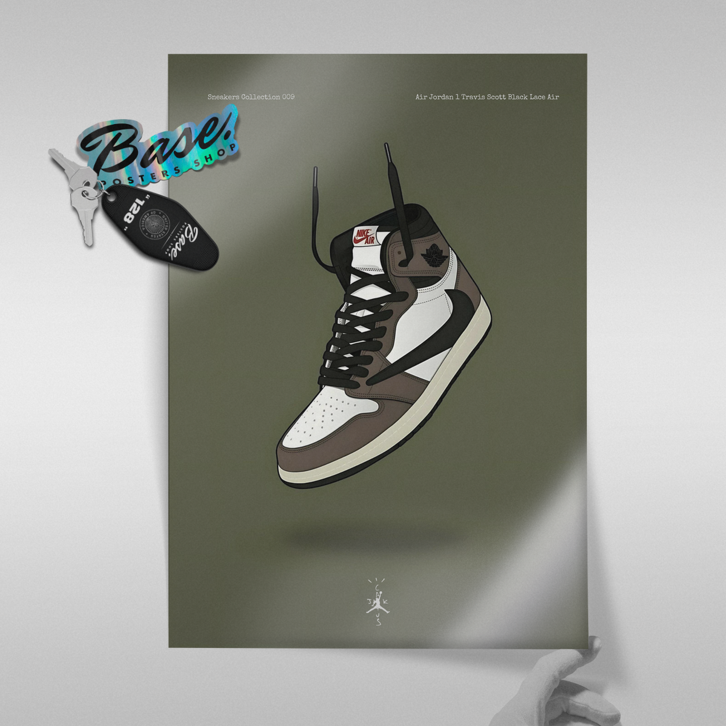 Air Jordan 1 Travis Scott Black Lace Air