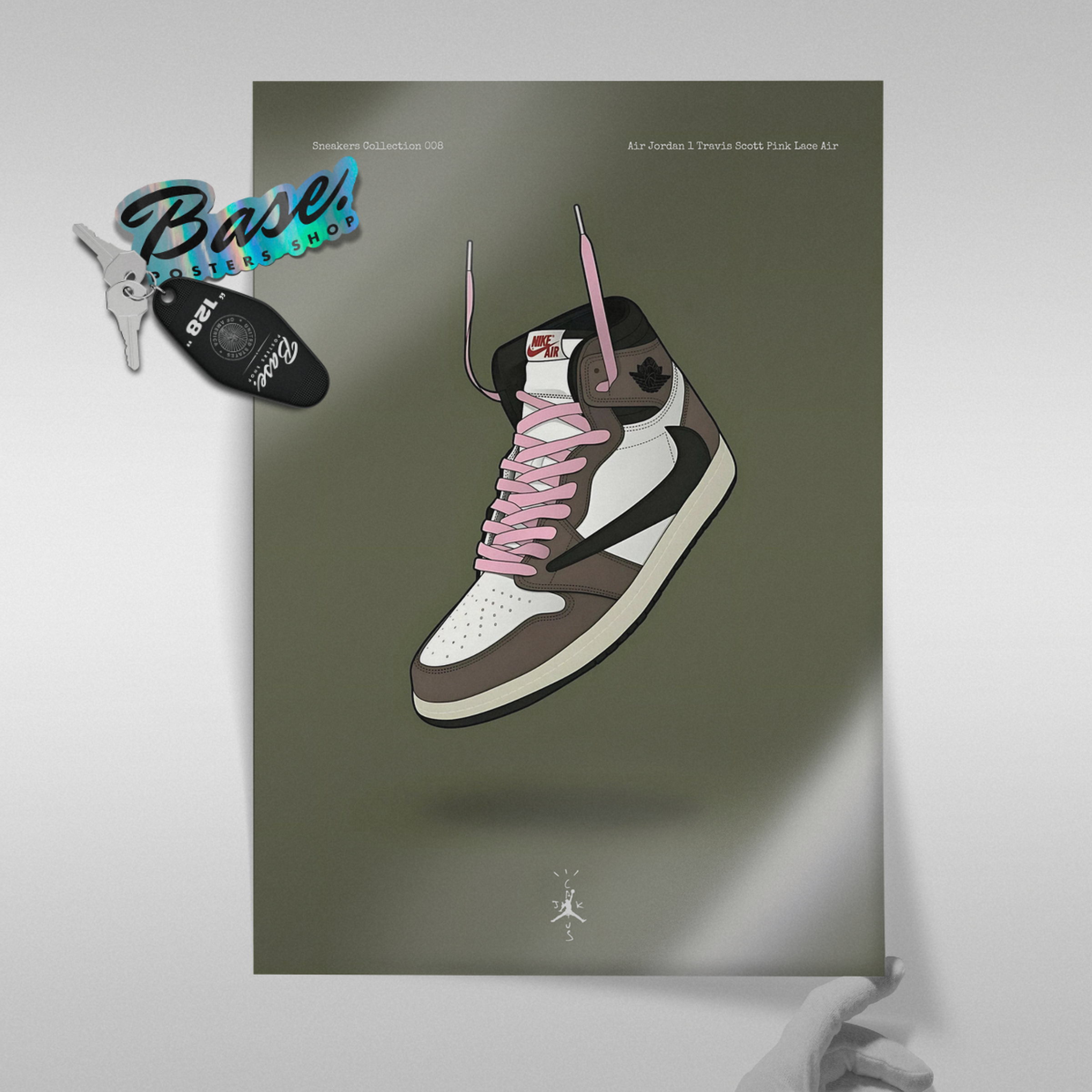 Air Jordan 1 Travis Scott Pink Lace Air
