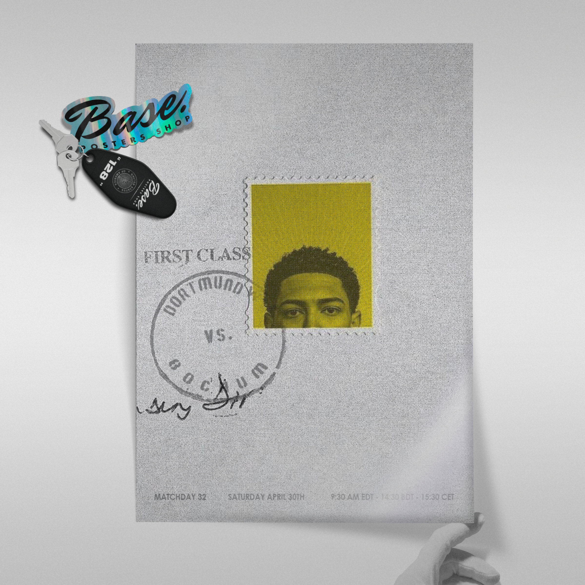 Borussia Dortmund - Matchday Stamp Poster