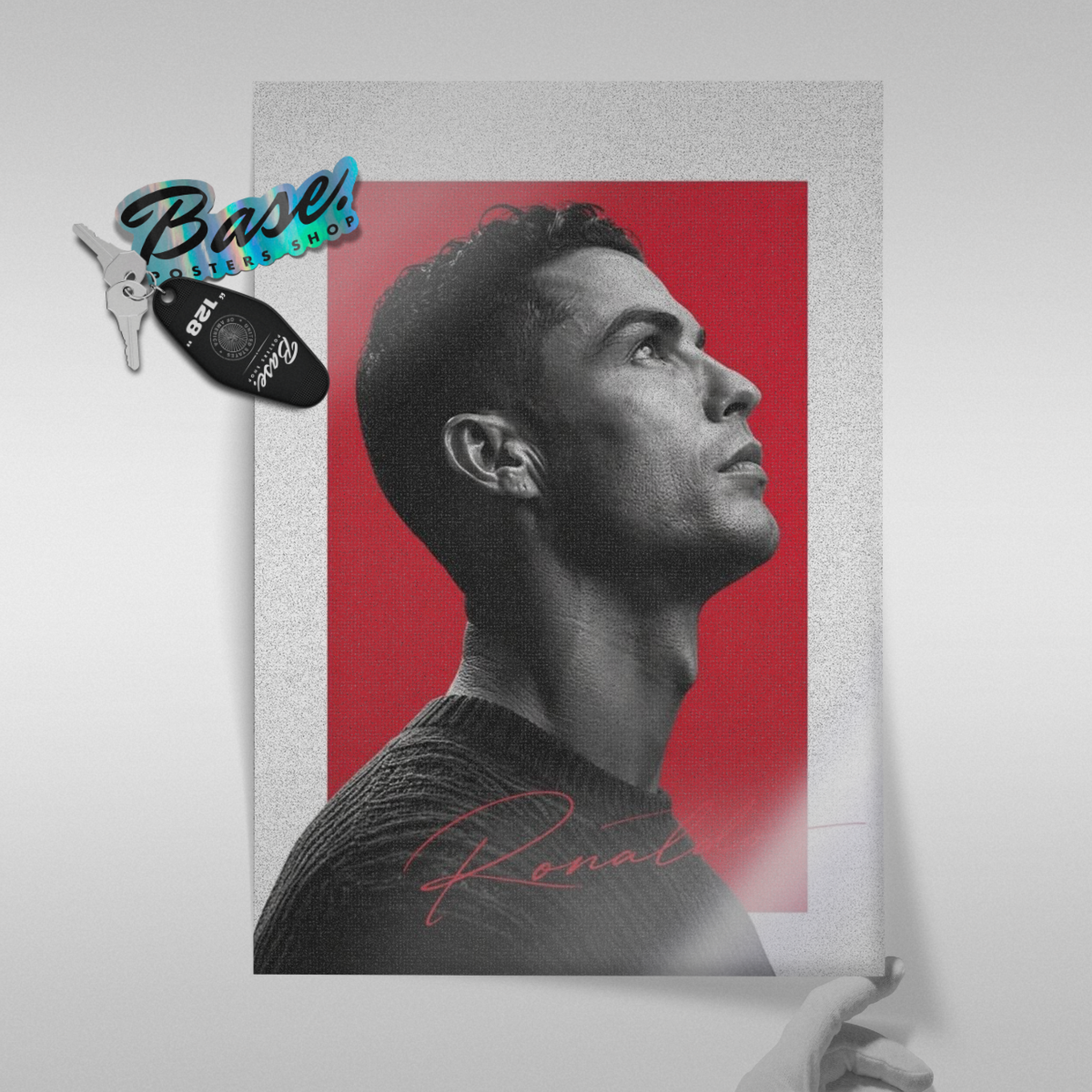 Cristiano Ronaldo - Profile Portrait Poster