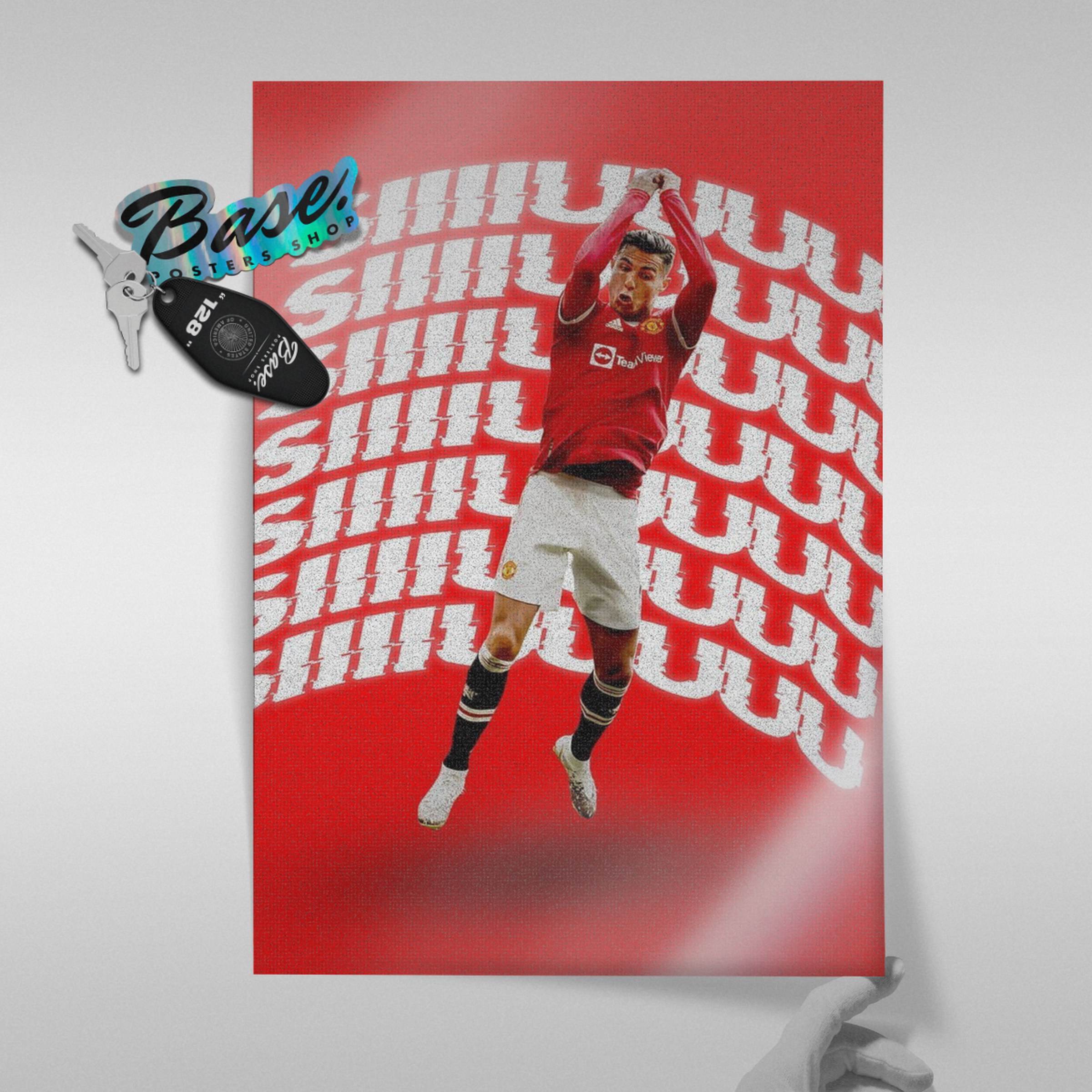 Cristiano Ronaldo - Siuuu Chant Poster