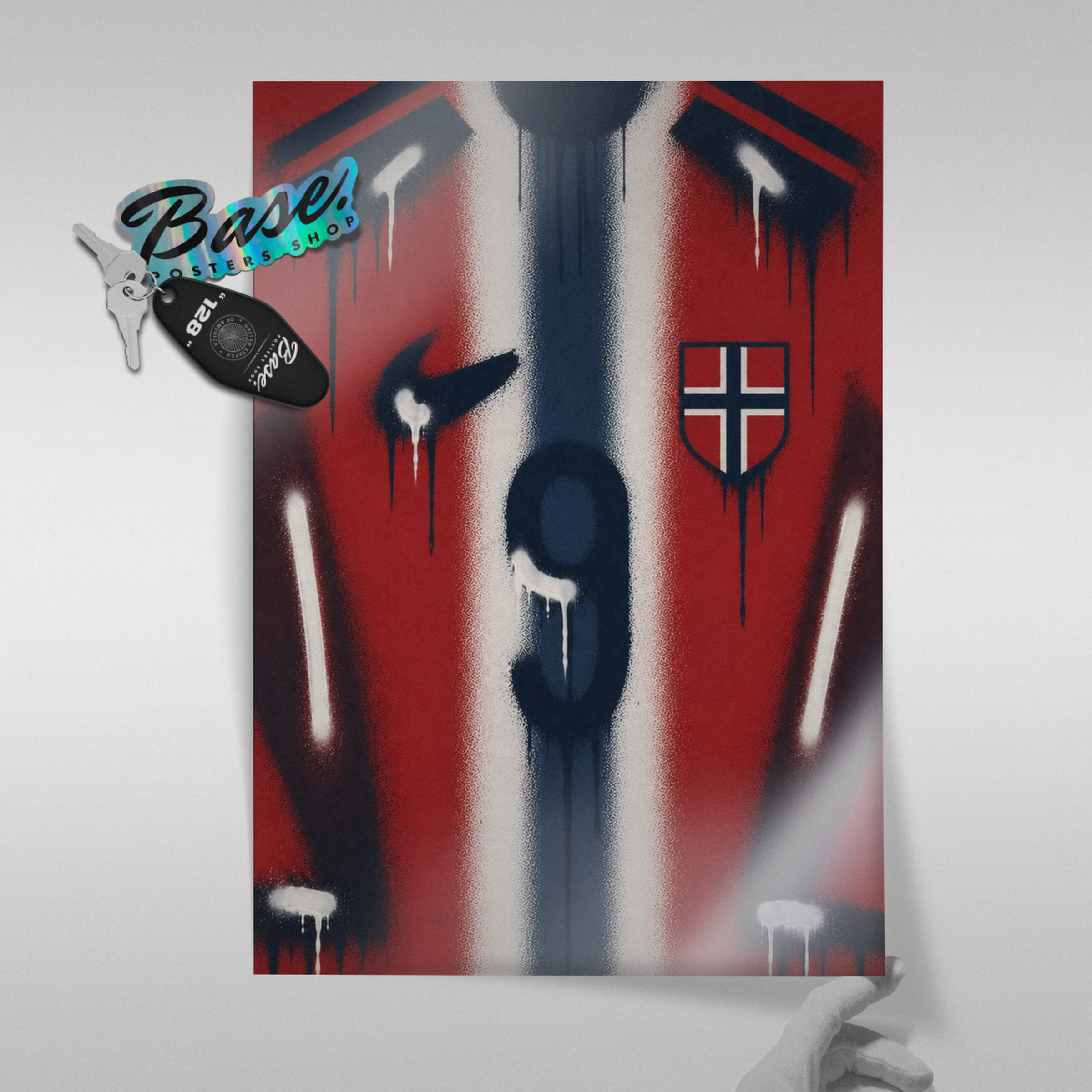 Erling Haaland - Norway Number 9 Poster