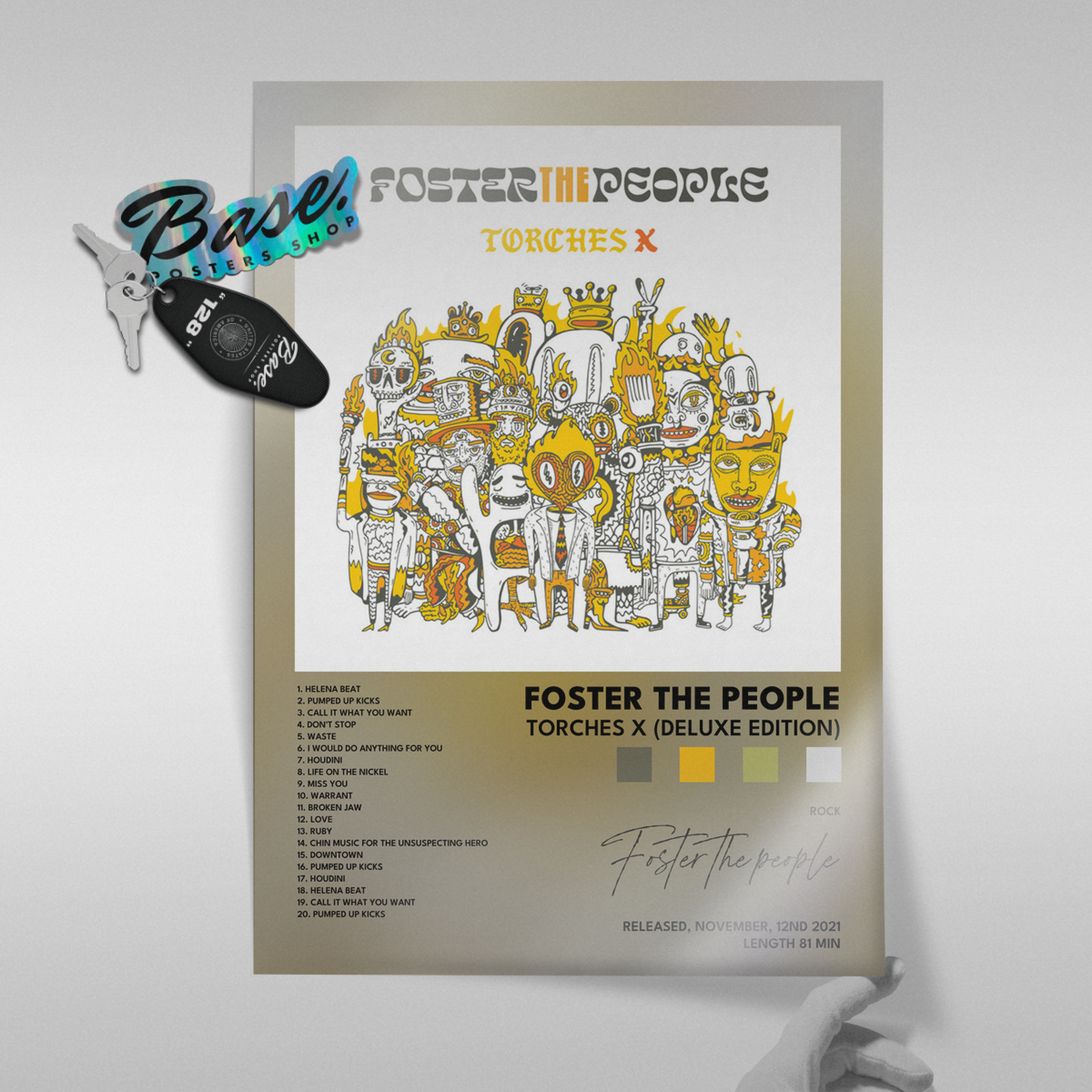 foster the people Torches X Deluxe Edition poster