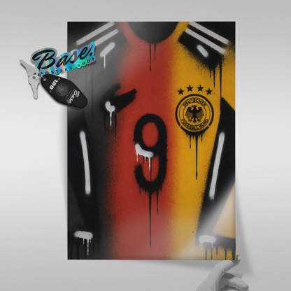Germany National Team - Jersey Art Poster