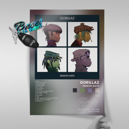 gorillaz Demon Days poster
