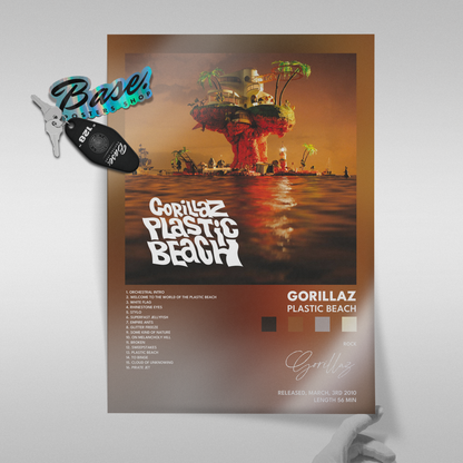 gorillaz Plastic Beach poster