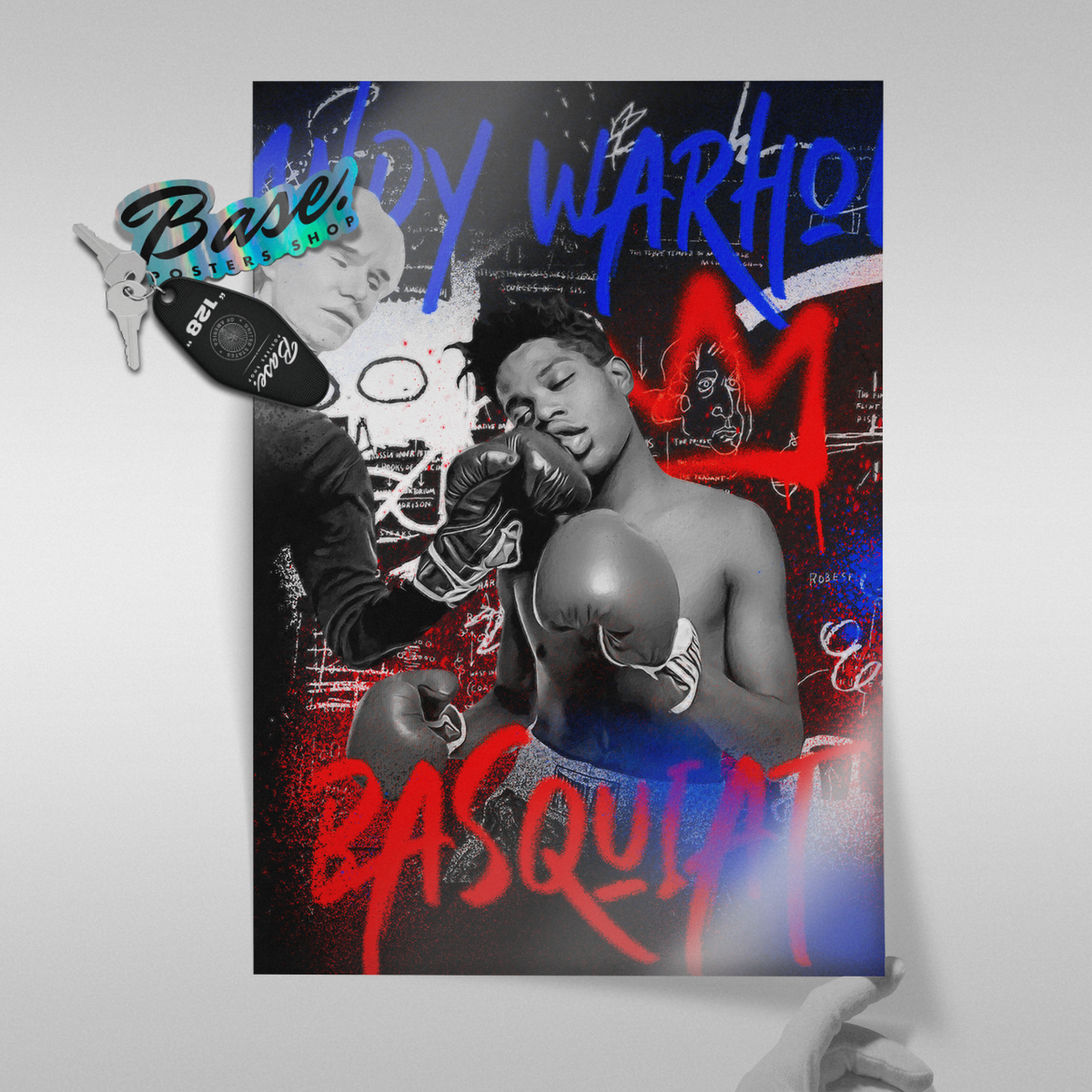 Graffiti Boxing Blue