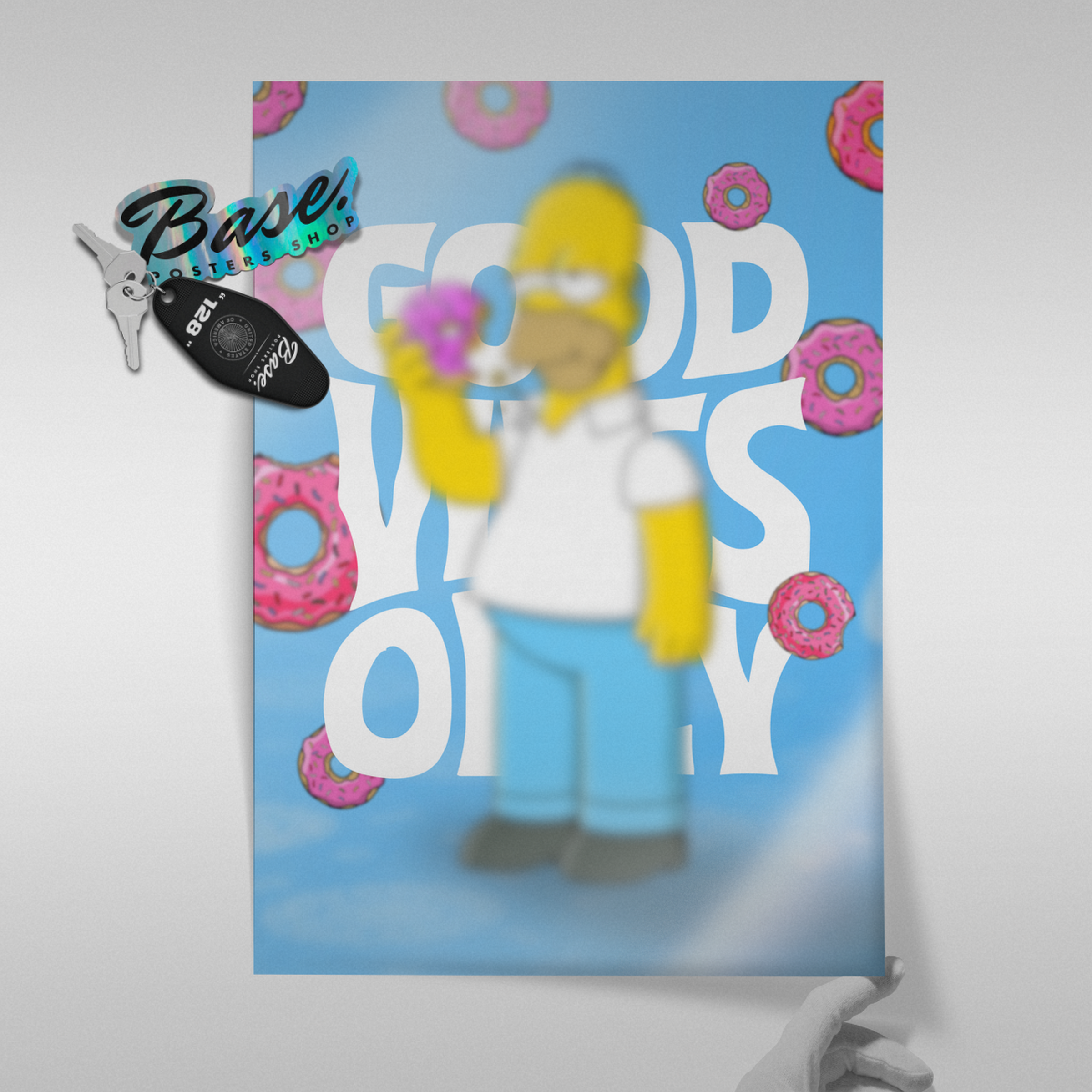 Homer Simpson Good Vibes Only
