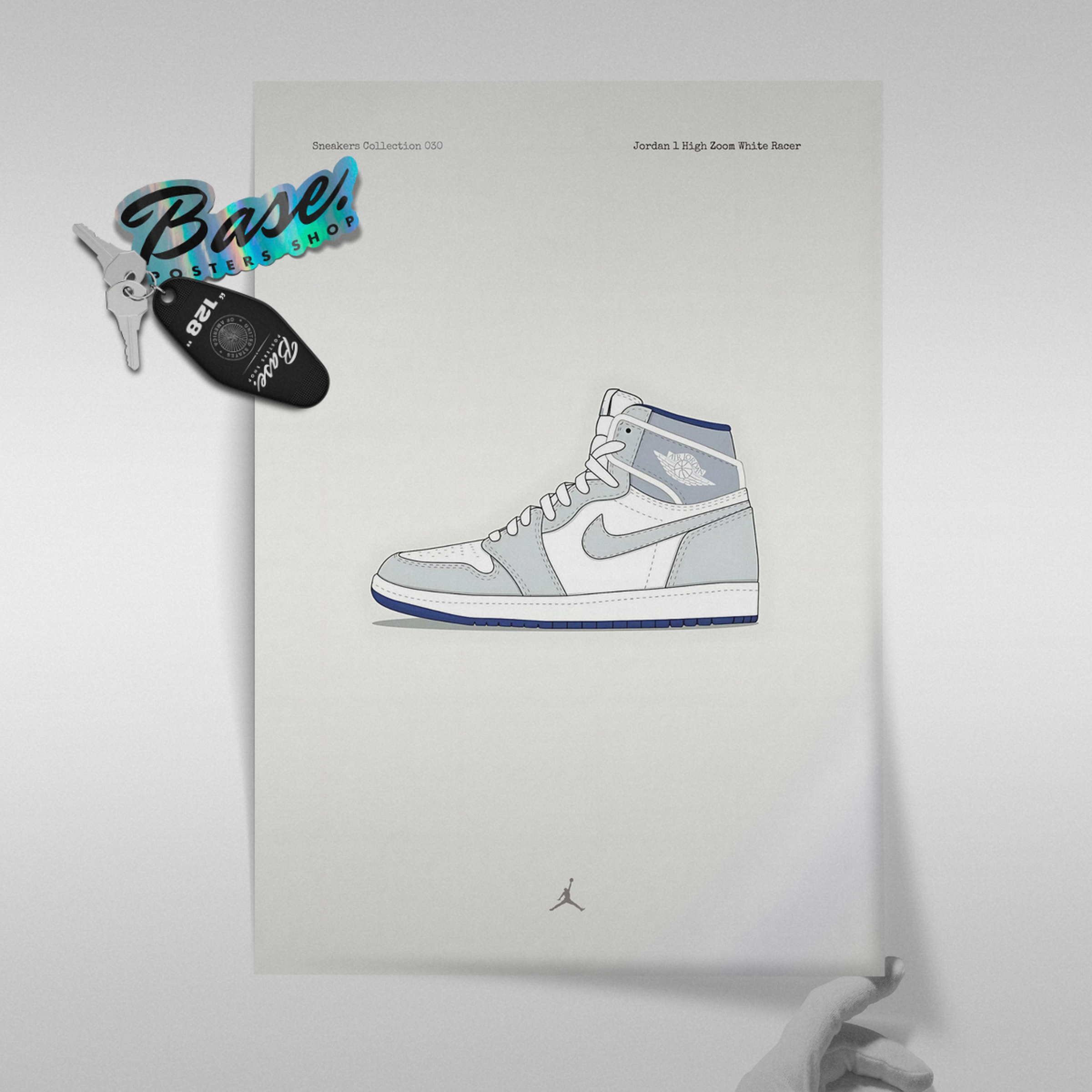 Jordan 1 High Zoom White Racer