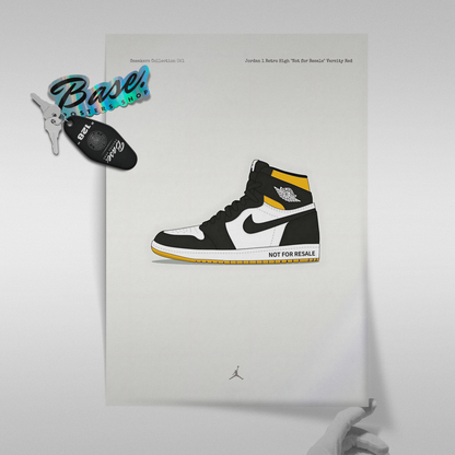 Jordan 1 Retro High 'Not for Resale' Varsity Maize