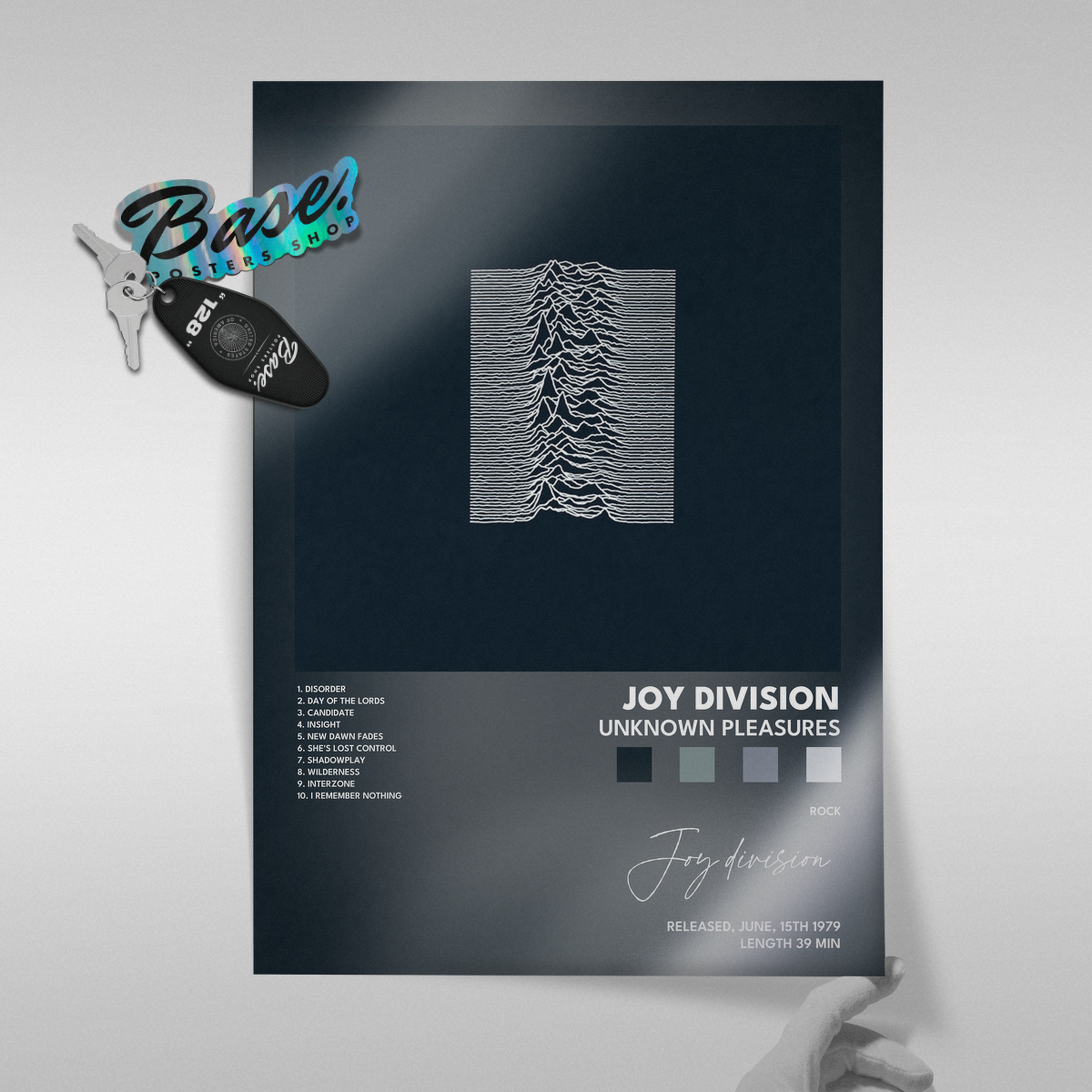 joy division Unknown Pleasures poster