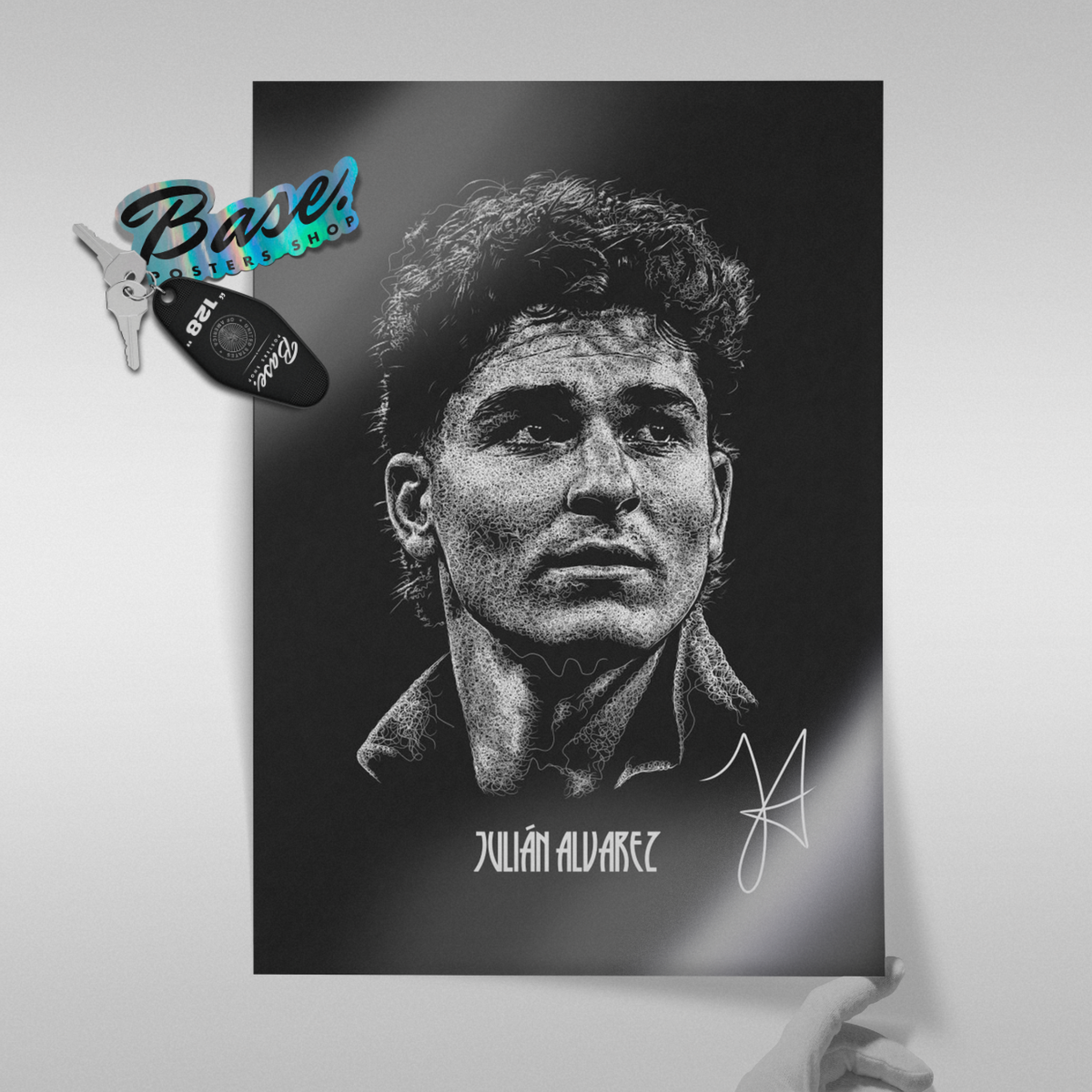 Julian Alvarez - Signature Portrait Poster