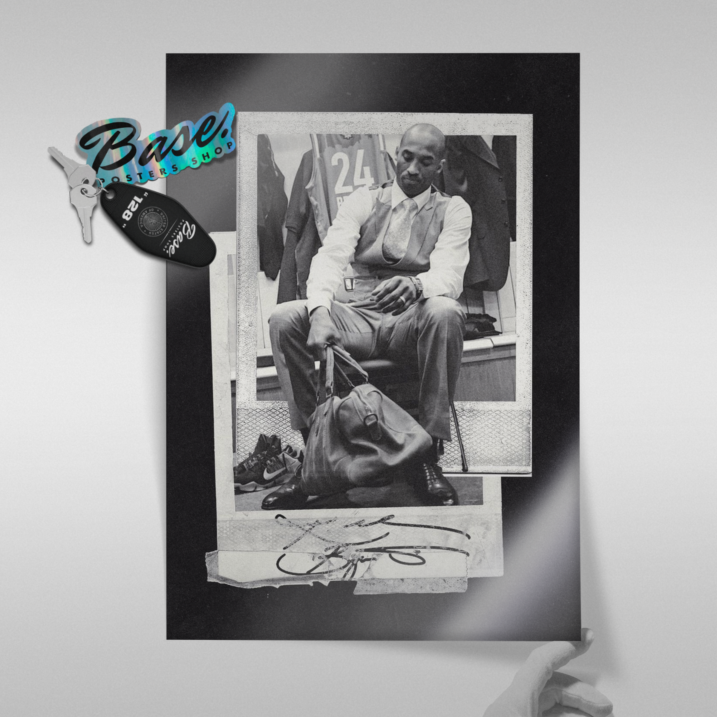 Kobe Bryant Locker Room Portrait