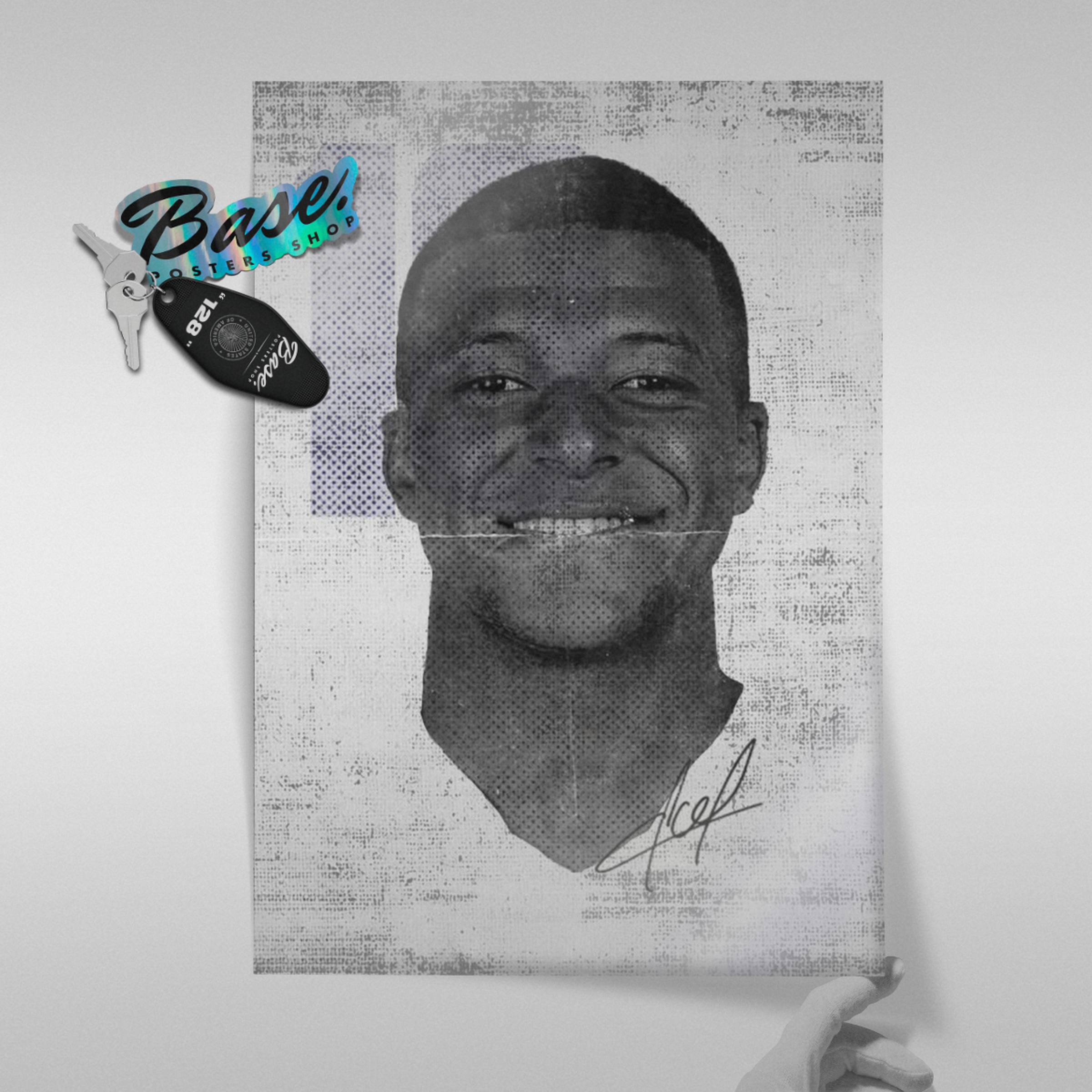 Kylian Mbappe - Collage Portrait Poster