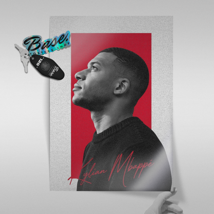 Kylian Mbappe - Profile Portrait Poster