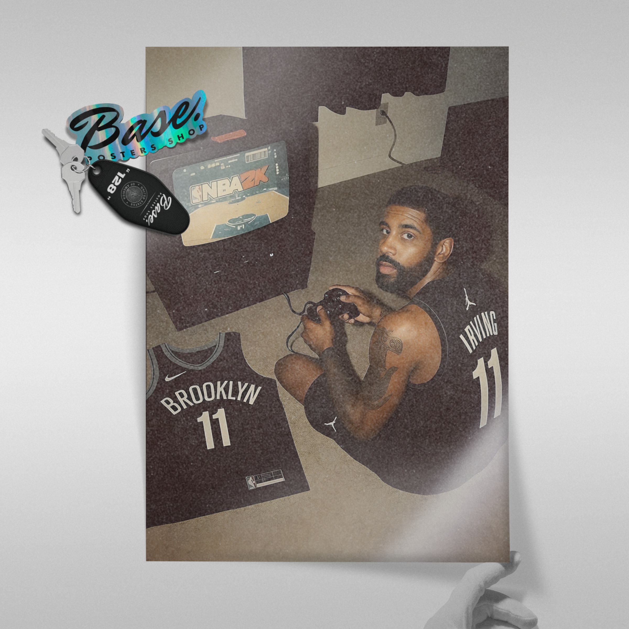 Kyrie Irving Brooklyn Nets Gamer Poster (#11)