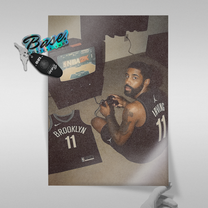 Kyrie Irving Brooklyn Nets Gamer Poster (#11)