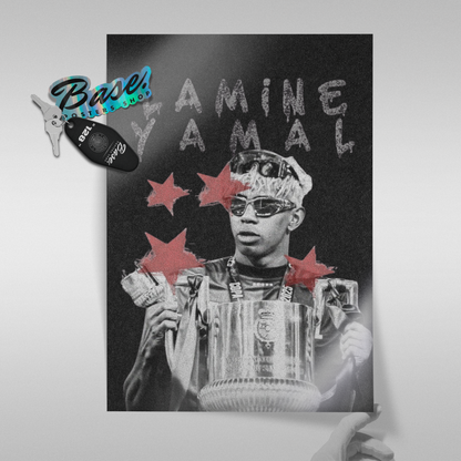 Lamine Yamal - Barcelona Trophy Poster