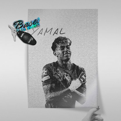 Lamine Yamal - Champions League Armband Poster
