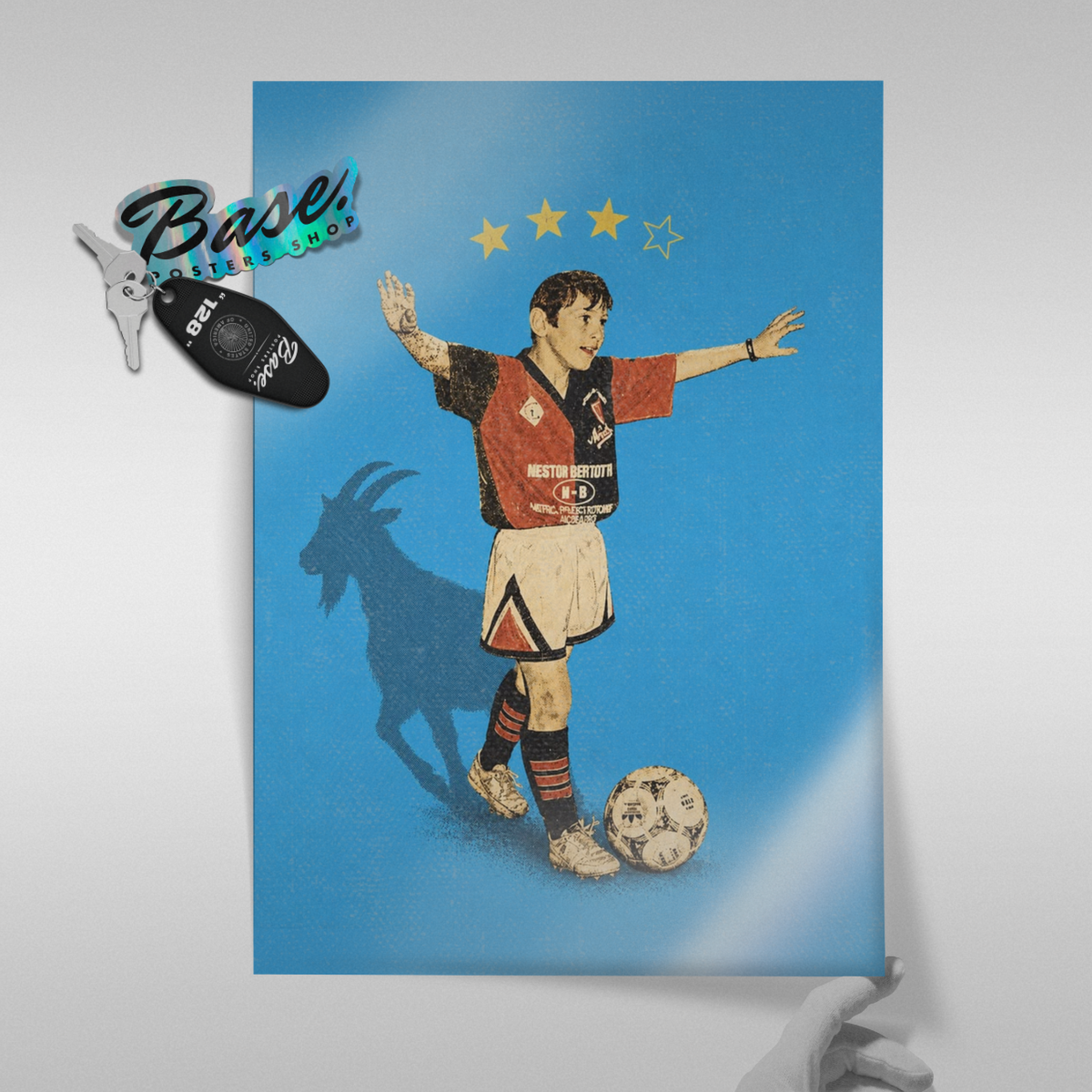 Lionel Messi - Childhood Goat Poster