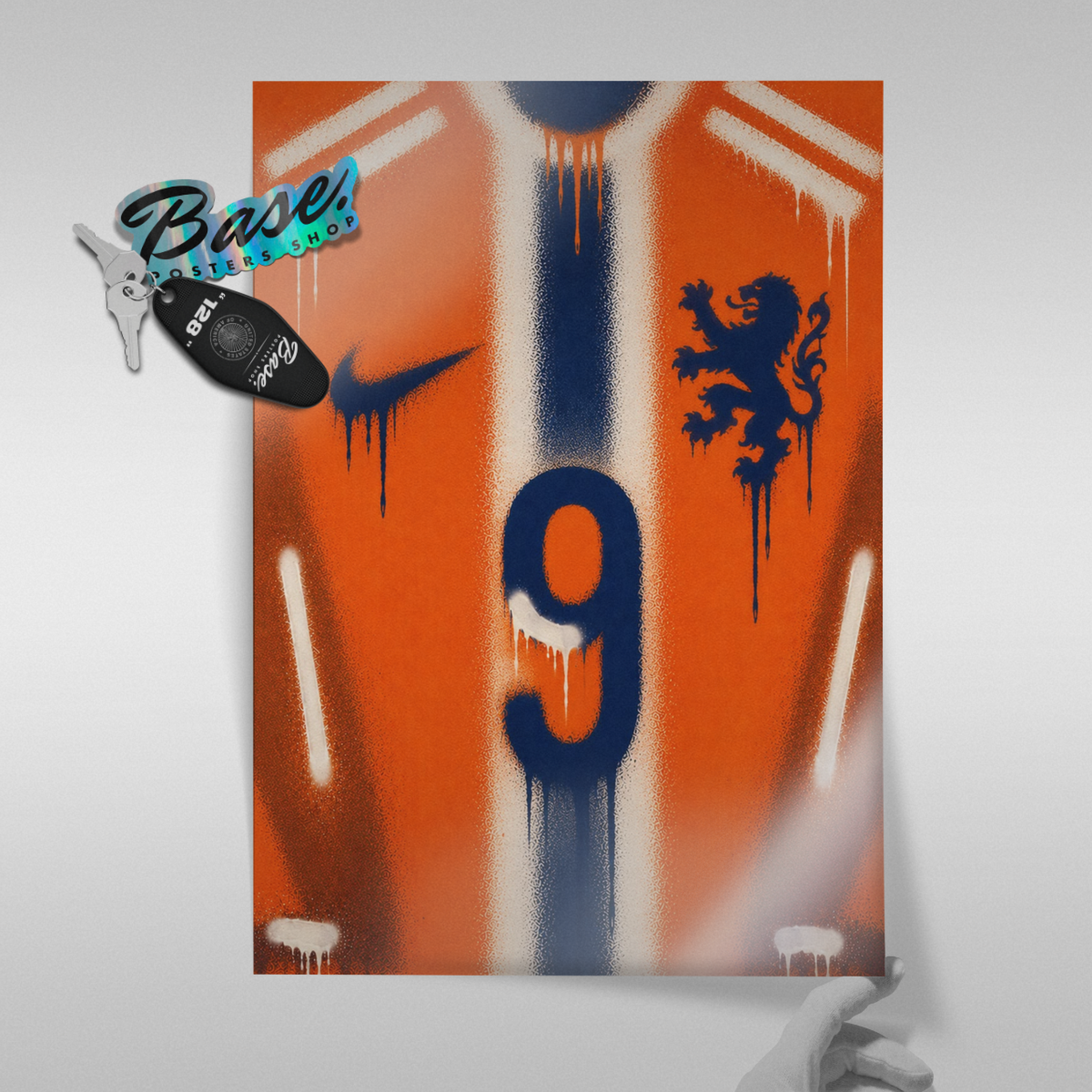 Netherlands National Team - Jersey Art Poster