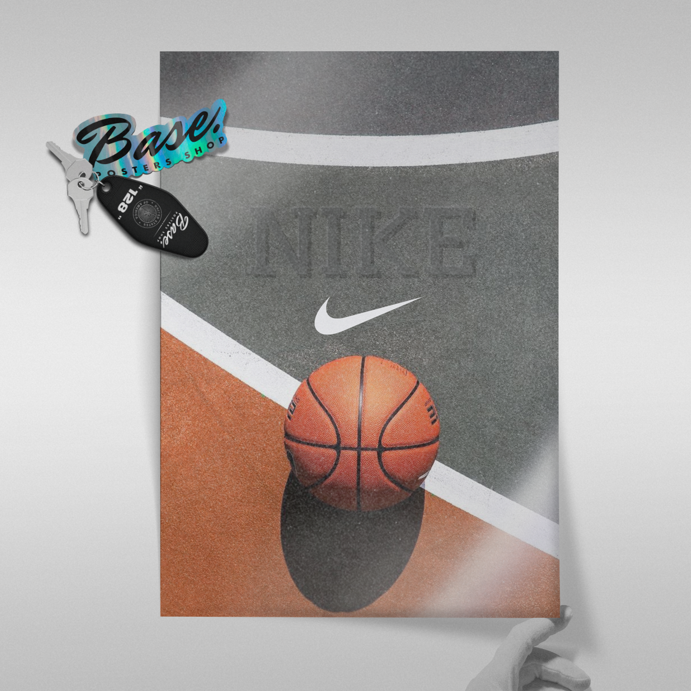 Basketball Minimal Court & Ball