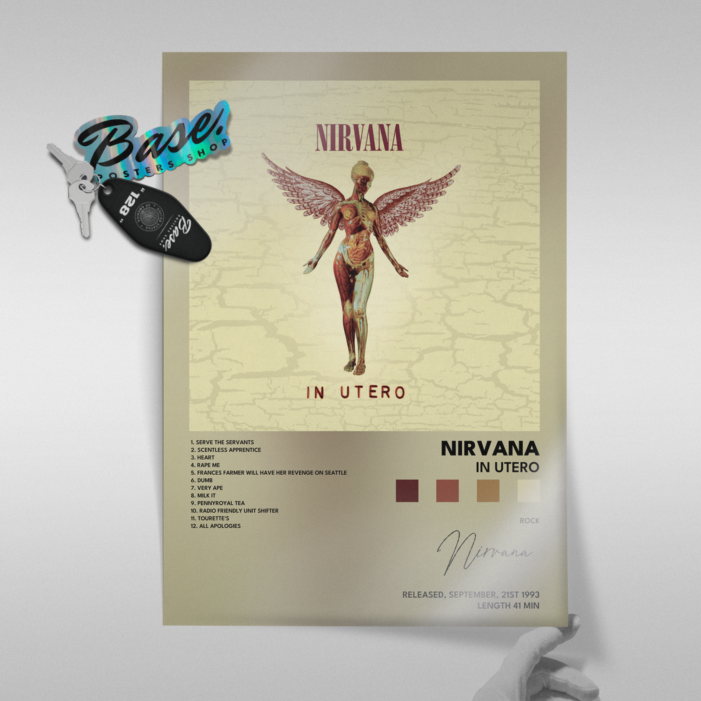 nirvana In Utero poster